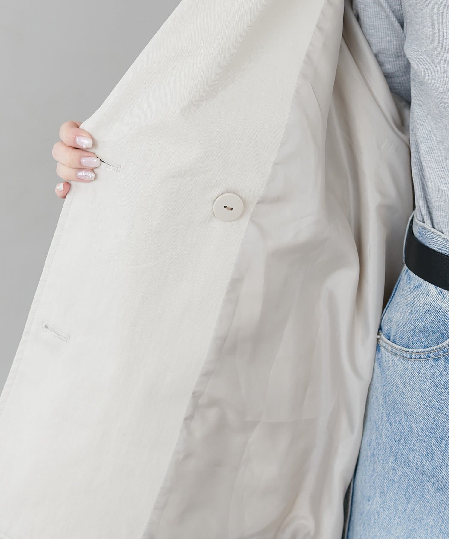 DISCOAT(ディスコート) 【SS先行予約】ミドルトレンチコート