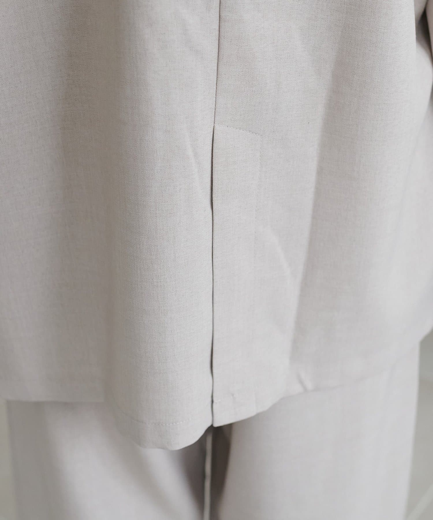 DISCOAT(ディスコート) 【清涼感/セットアップ対応/SS先行予約】テックリネンシャツジャケット《WEB限定カラーあり》