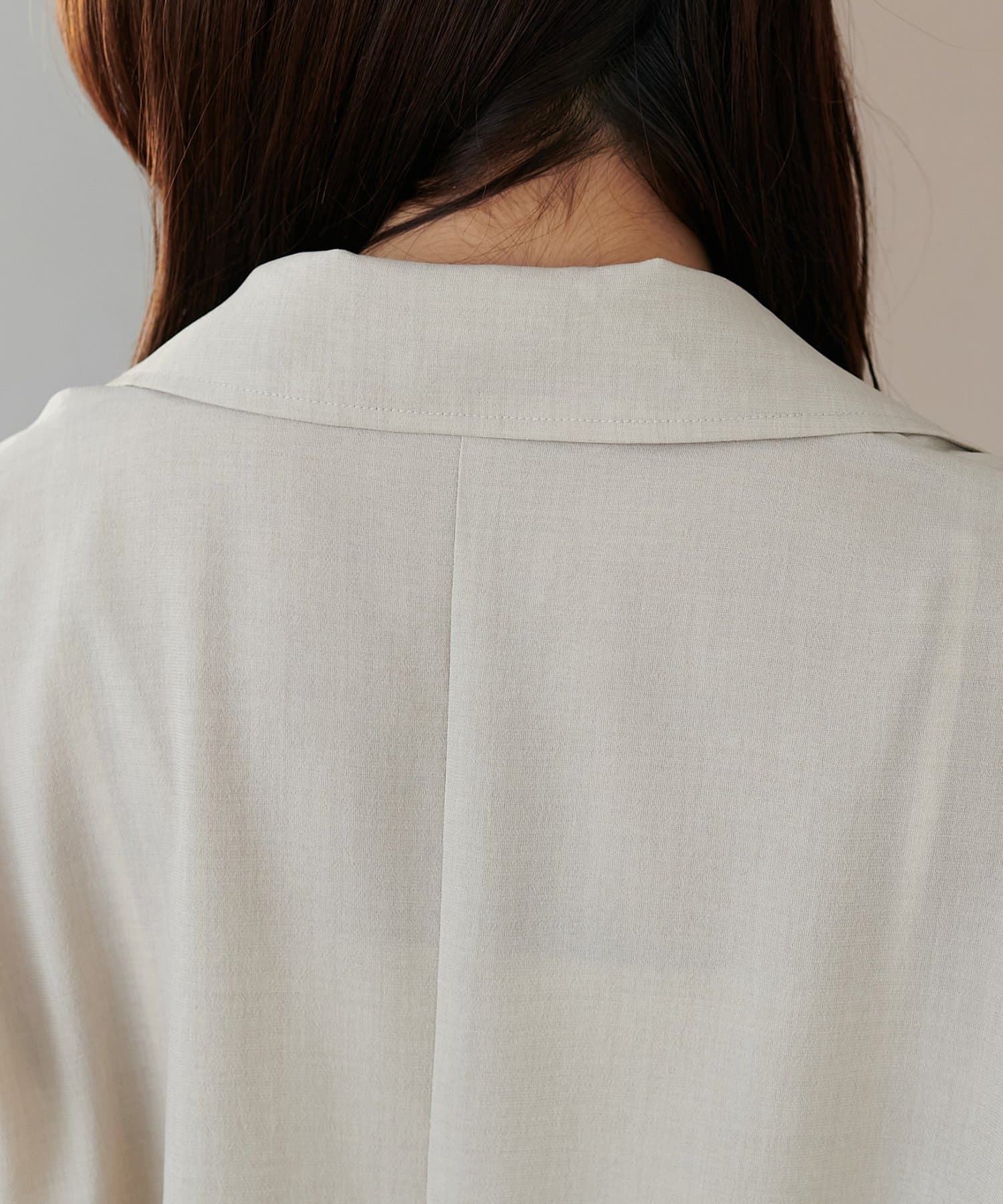 DISCOAT(ディスコート) 【〝♡”で教えて春の推し服】ライトテックリネン半袖シャツジャケット