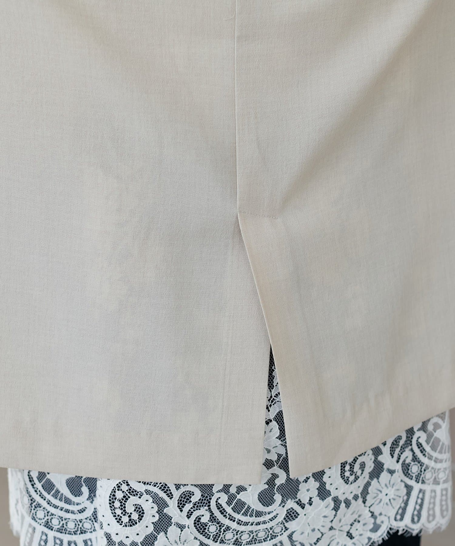 DISCOAT(ディスコート) 【〝♡”で教えて春の推し服】ライトテックリネン半袖シャツジャケット