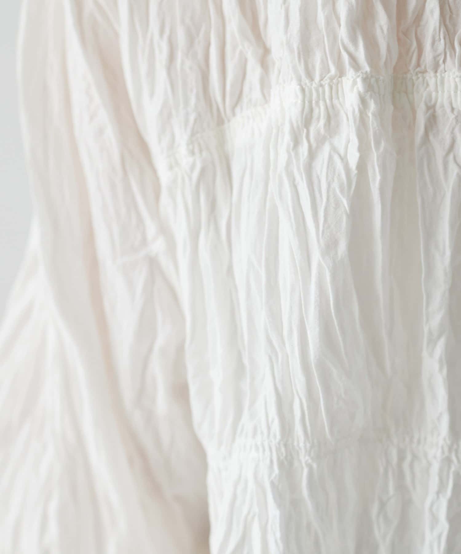 DISCOAT(ディスコート) 【リバイバル】ワッシャーシャーリングブラウス