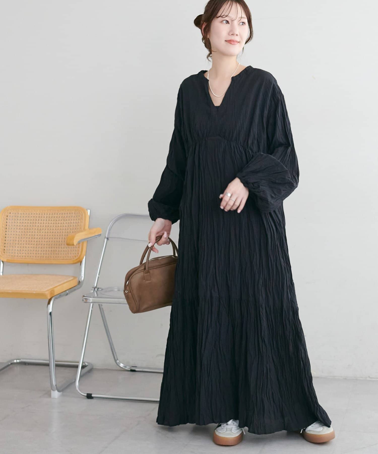 DISCOAT(ディスコート) 【SS先行予約】ワッシャースキッパーワンピース