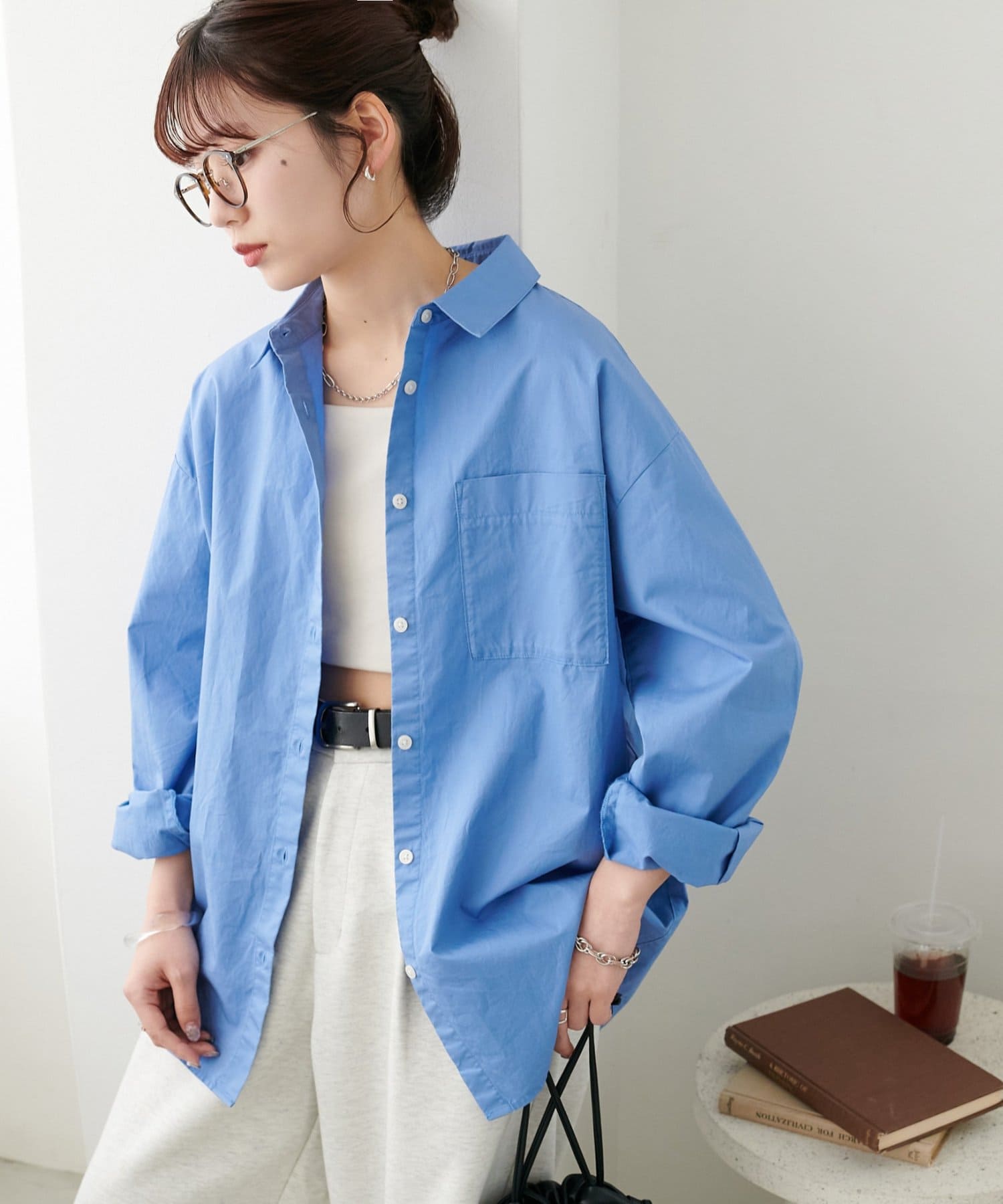 DISCOAT(ディスコート) 【4/2(木)9:30～/インフルエンサー全員監修】カラービッグシャツ