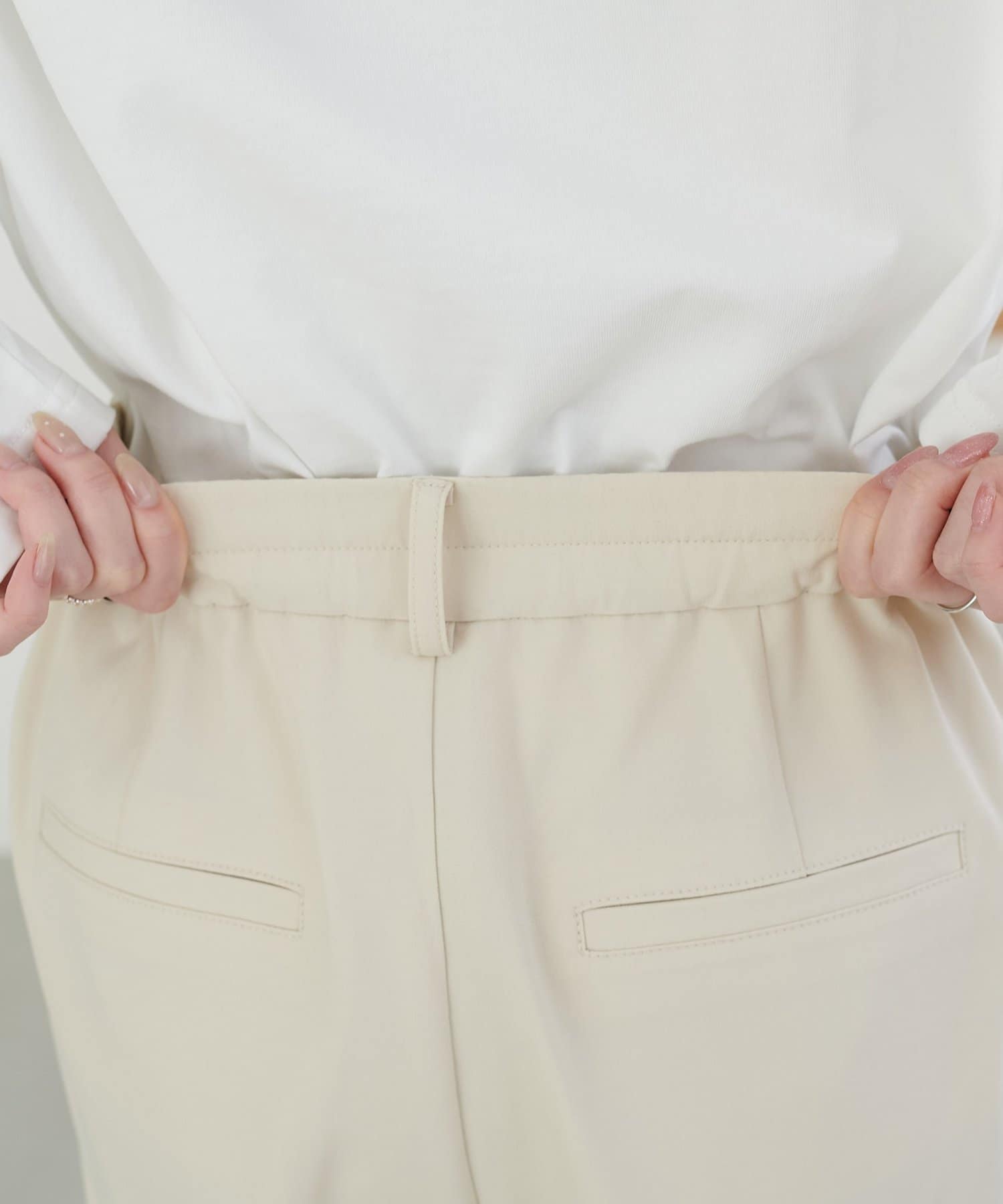 DISCOAT(ディスコート) 【SS先行予約】トロミ2タックワイドパンツ《WEB限定カラーあり》