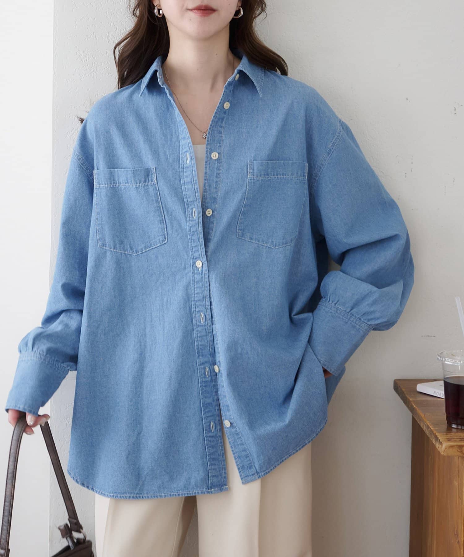 DISCOAT(ディスコート) 【SS先行予約】ライトオンスデニムシャツ
