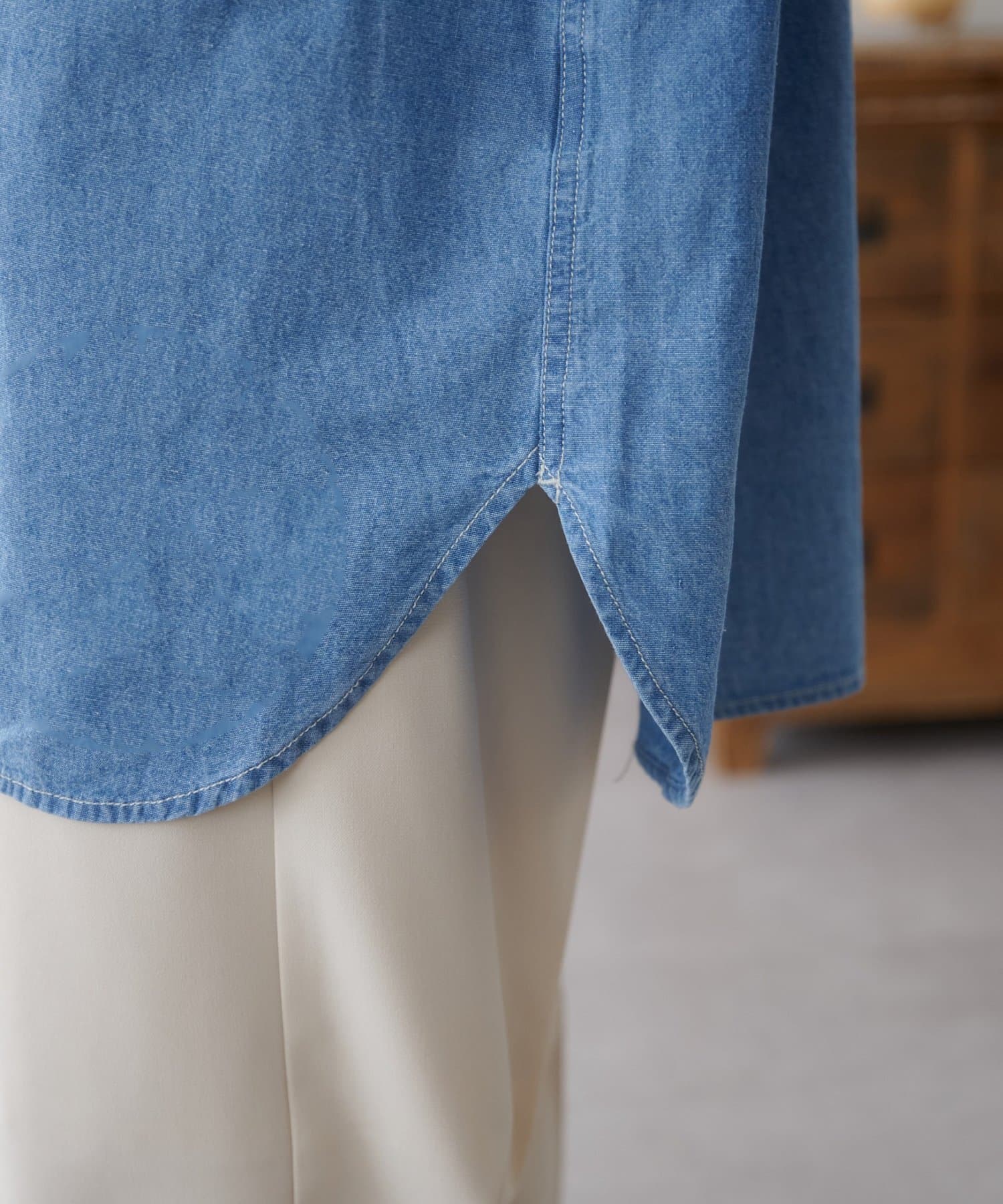 DISCOAT(ディスコート) 【SS先行予約】ライトオンスデニムシャツ