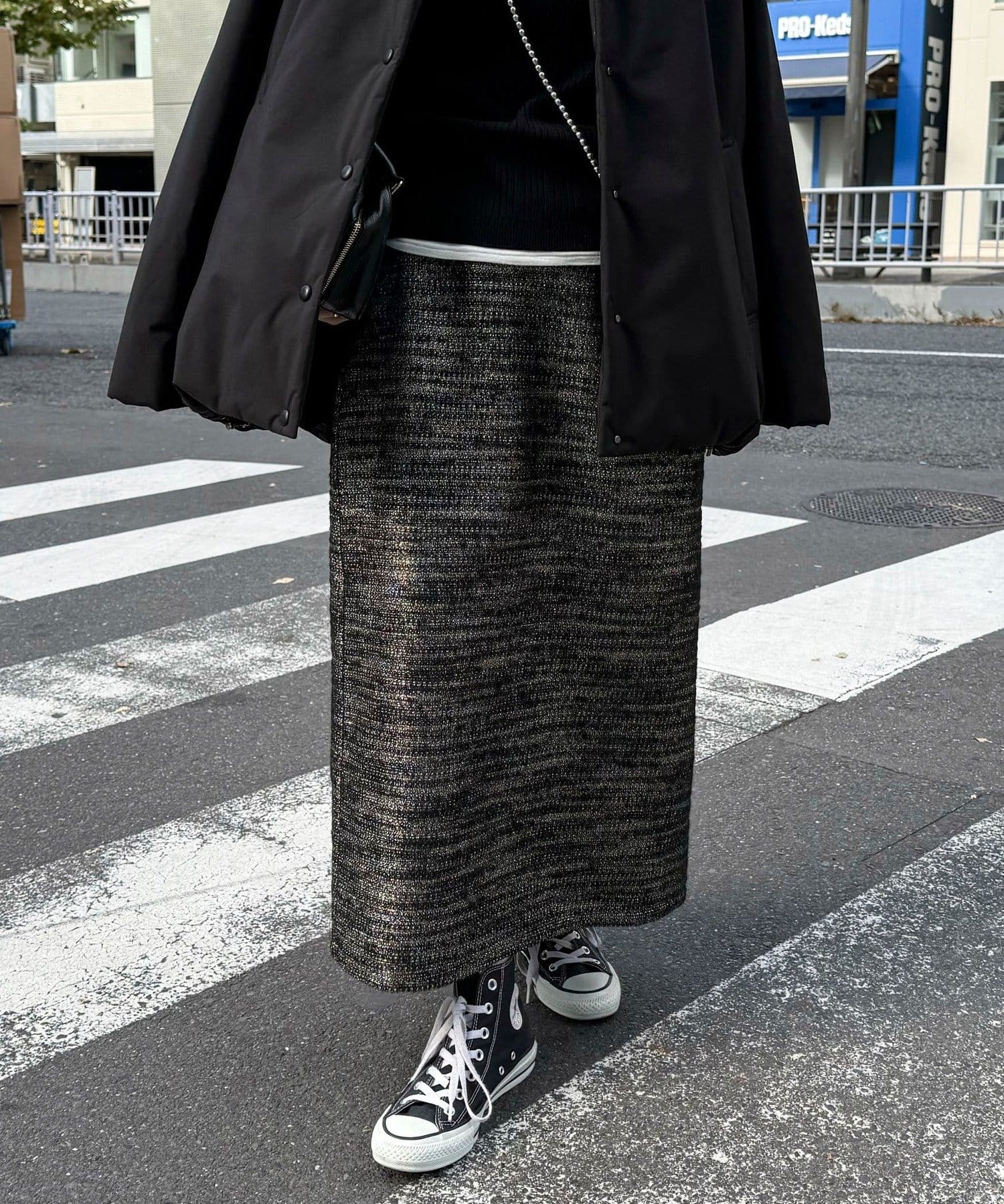 FREDY & GLOSTER(フレディ アンド グロスター) ラメツィードスカート