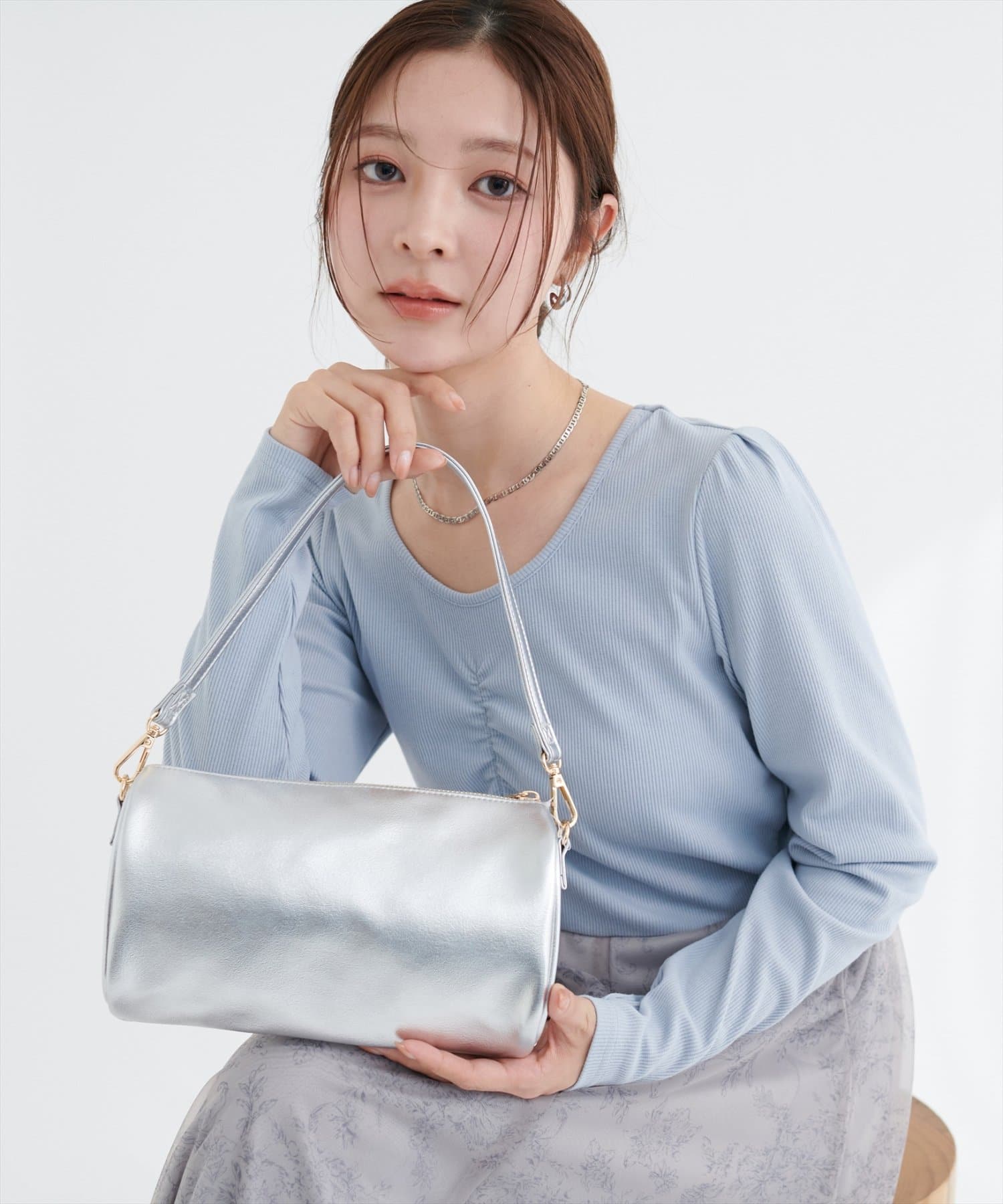 natural couture(ナチュラルクチュール) コロコロミニバッグ