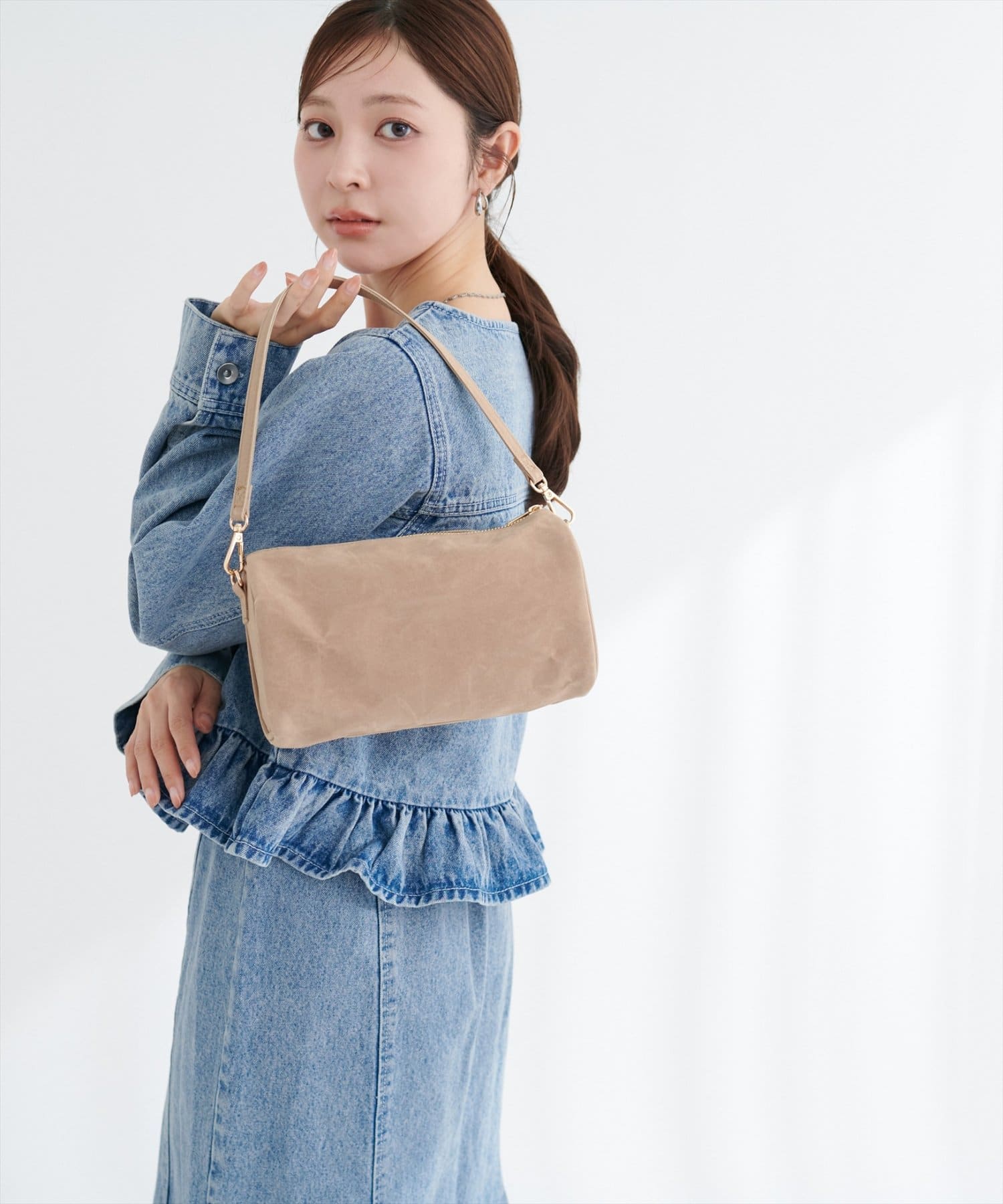 natural couture(ナチュラルクチュール) コロコロミニバッグ