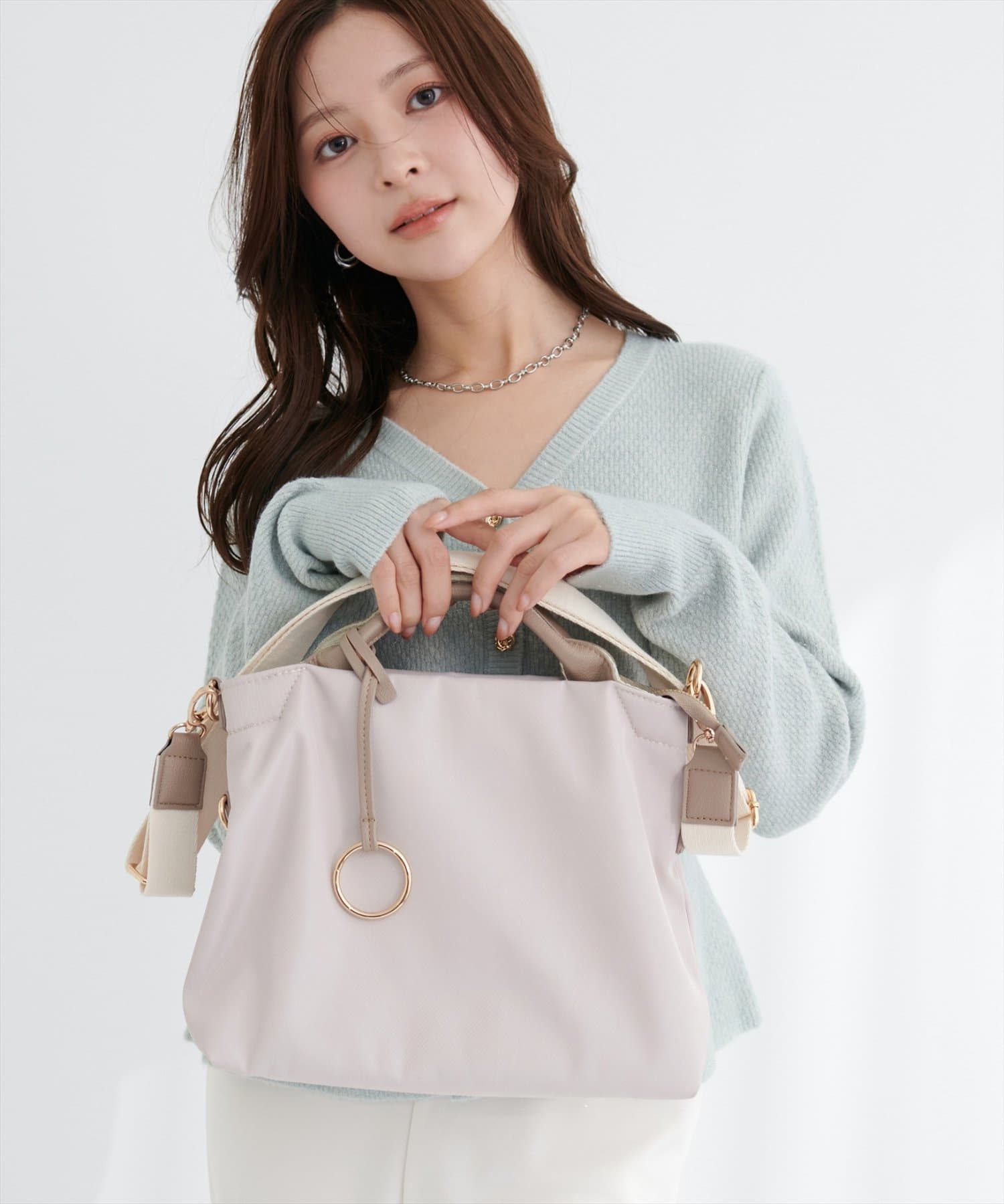 natural couture(ナチュラルクチュール) ２WAYトートミニ