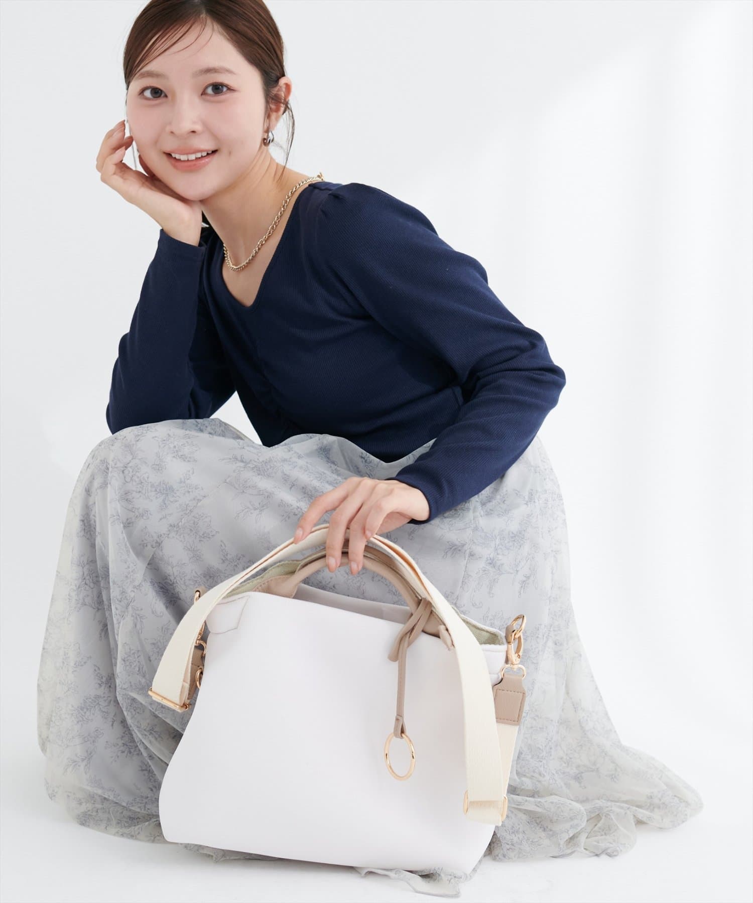 natural couture(ナチュラルクチュール) ２WAYトートミニ