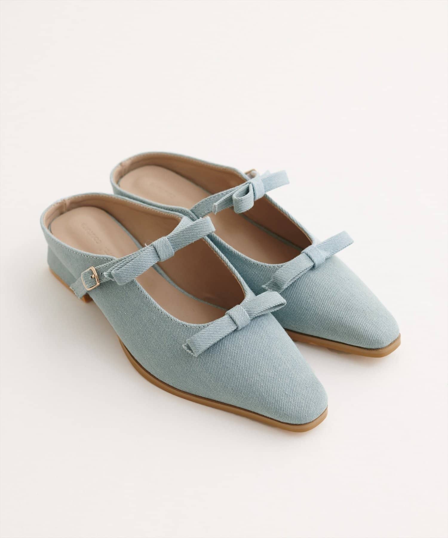 natural couture(ナチュラルクチュール) ダブルリボンミュール