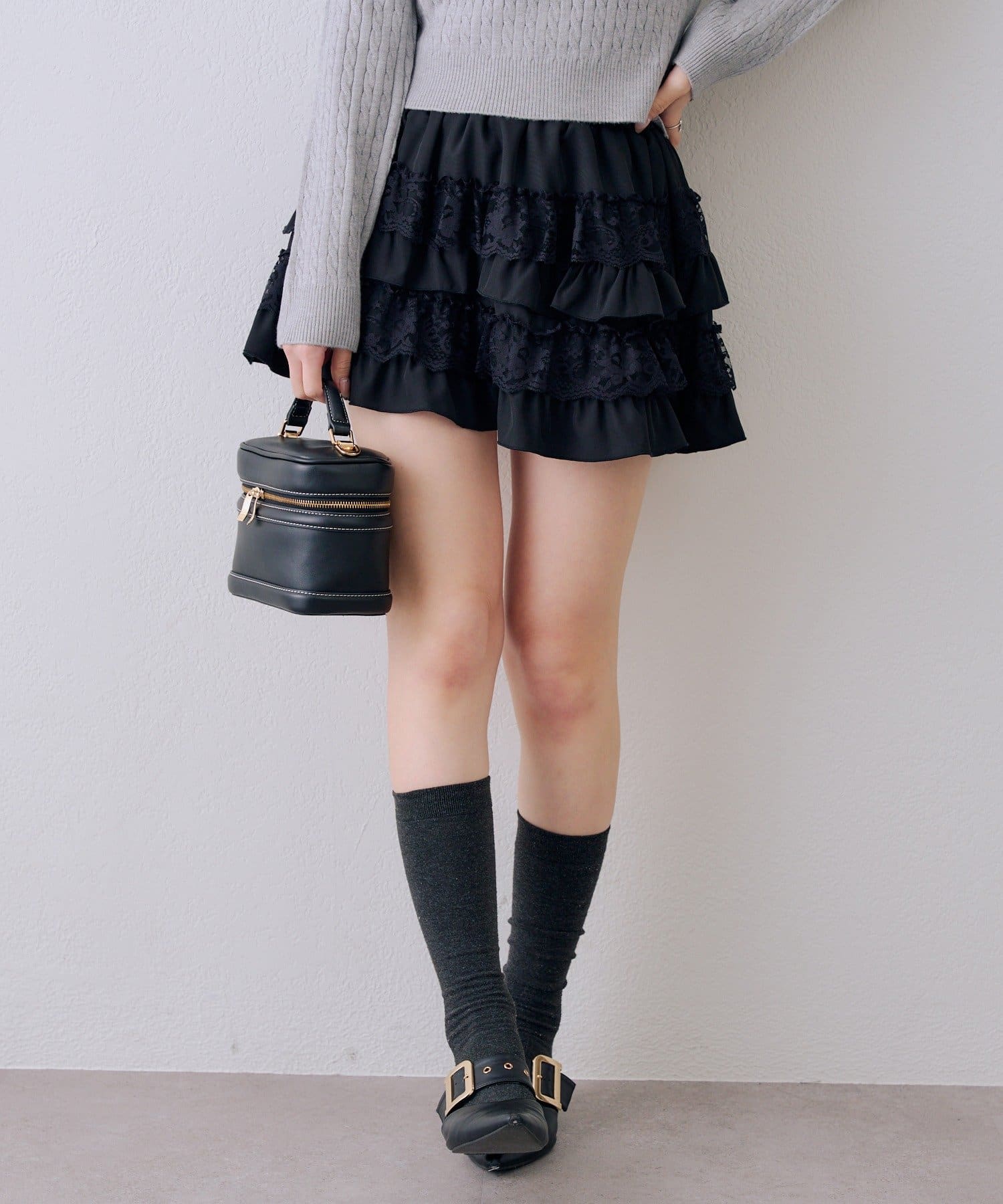 NICE CLAUP / OLIVE des OLIVE OUTLET(ナイスクラップ  / オリーブ デ オリーブ アウトレット) 【RMAF】アソートフリルミニスカート