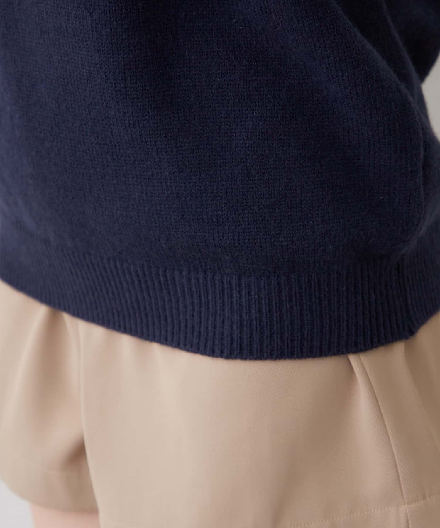 Remind me and forever(リマインドミーアンドフォーエバー) デニム衿BIGニット