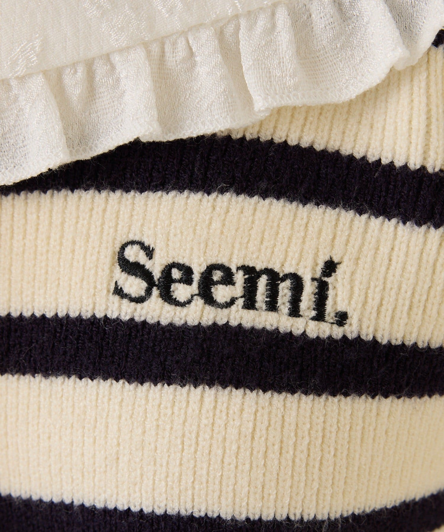 Seemi.by NICE CLAUP(シーミーバイナイスクラップ) 【Seemi】衿付きカーデ