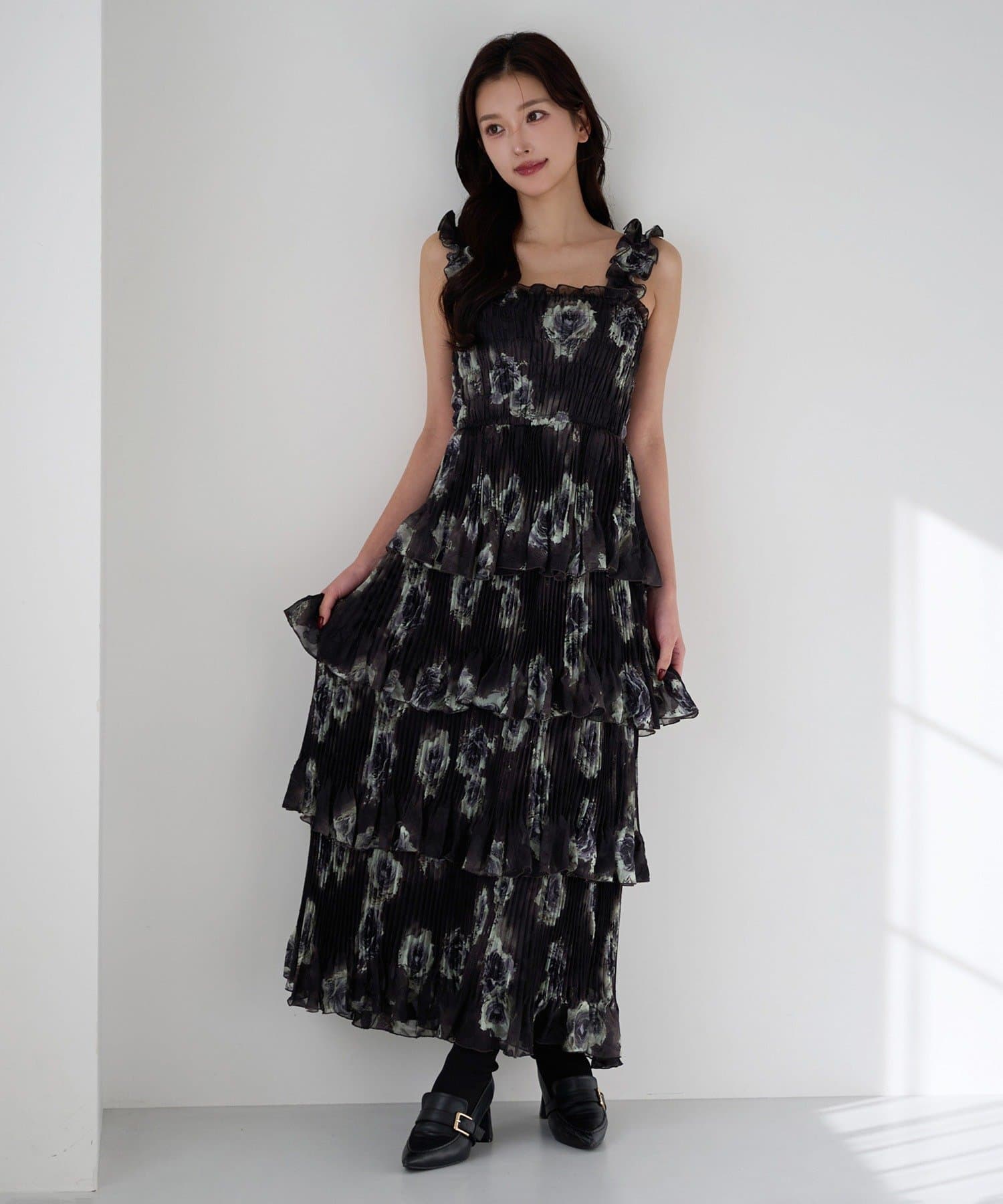 Seemi.by NICE CLAUP(シーミーバイナイスクラップ) 【Seemi】ティアードワンピース