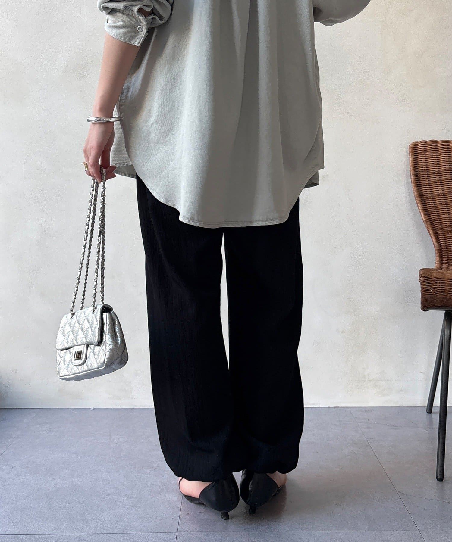 DOUDOU(ドゥドゥ) 【WEB限定】フリルラインパンツ