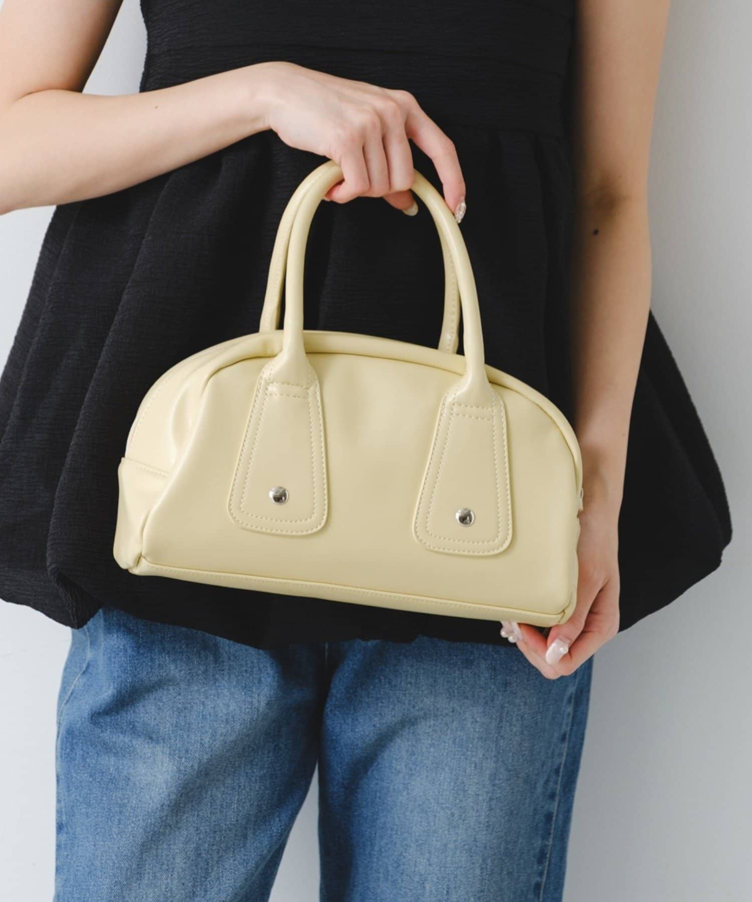 Kastane(カスタネ) 【2.7(土)11:00〜2.8(日)ポイントUP開催/500ml ペットボトル収納可】フラップカラーボストンBAG