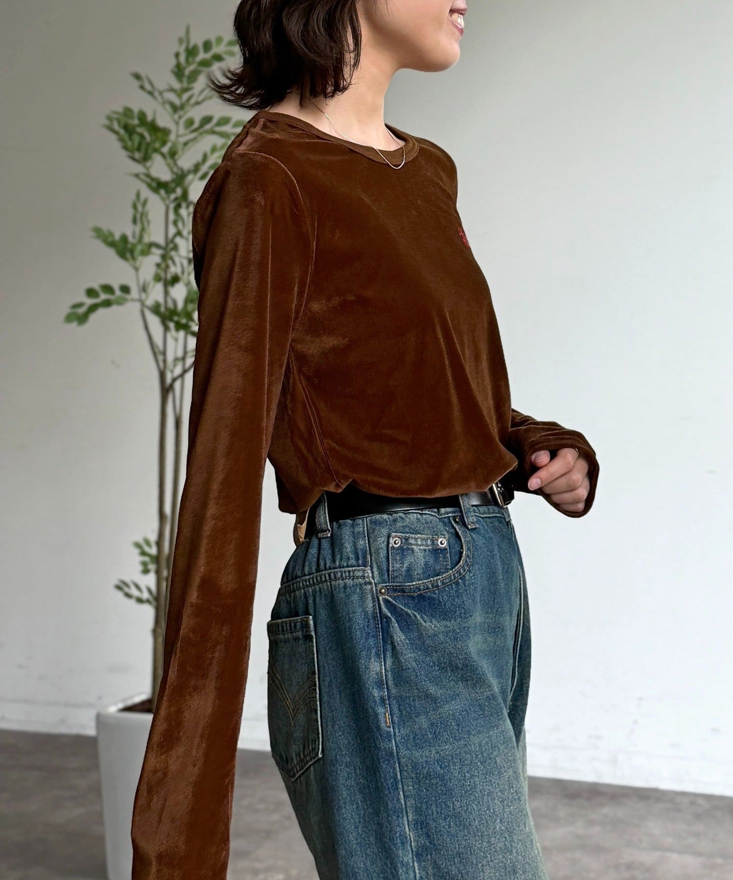 CPCM(シーピーシーエム) 【U.S. POLO ASSN.】シアーベロアロンT