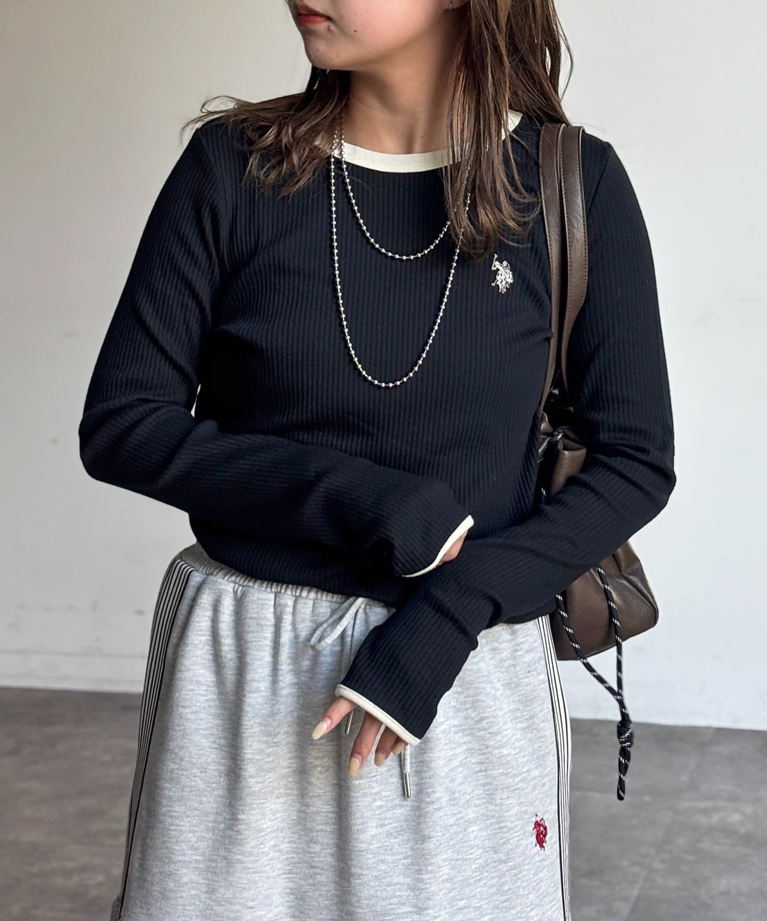 CPCM(シーピーシーエム) 【U.S. POLO ASSN.】クルーネックロンT