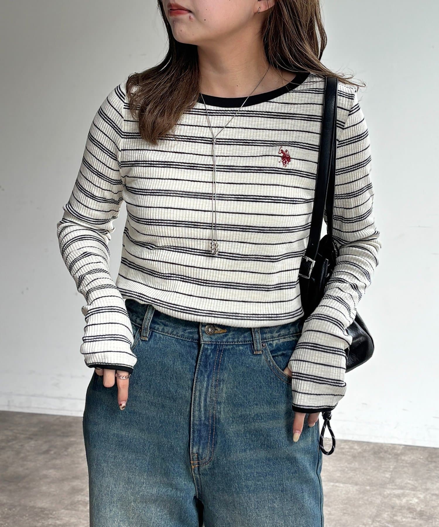 CPCM(シーピーシーエム) 【U.S. POLO ASSN.】クルーネックロンT