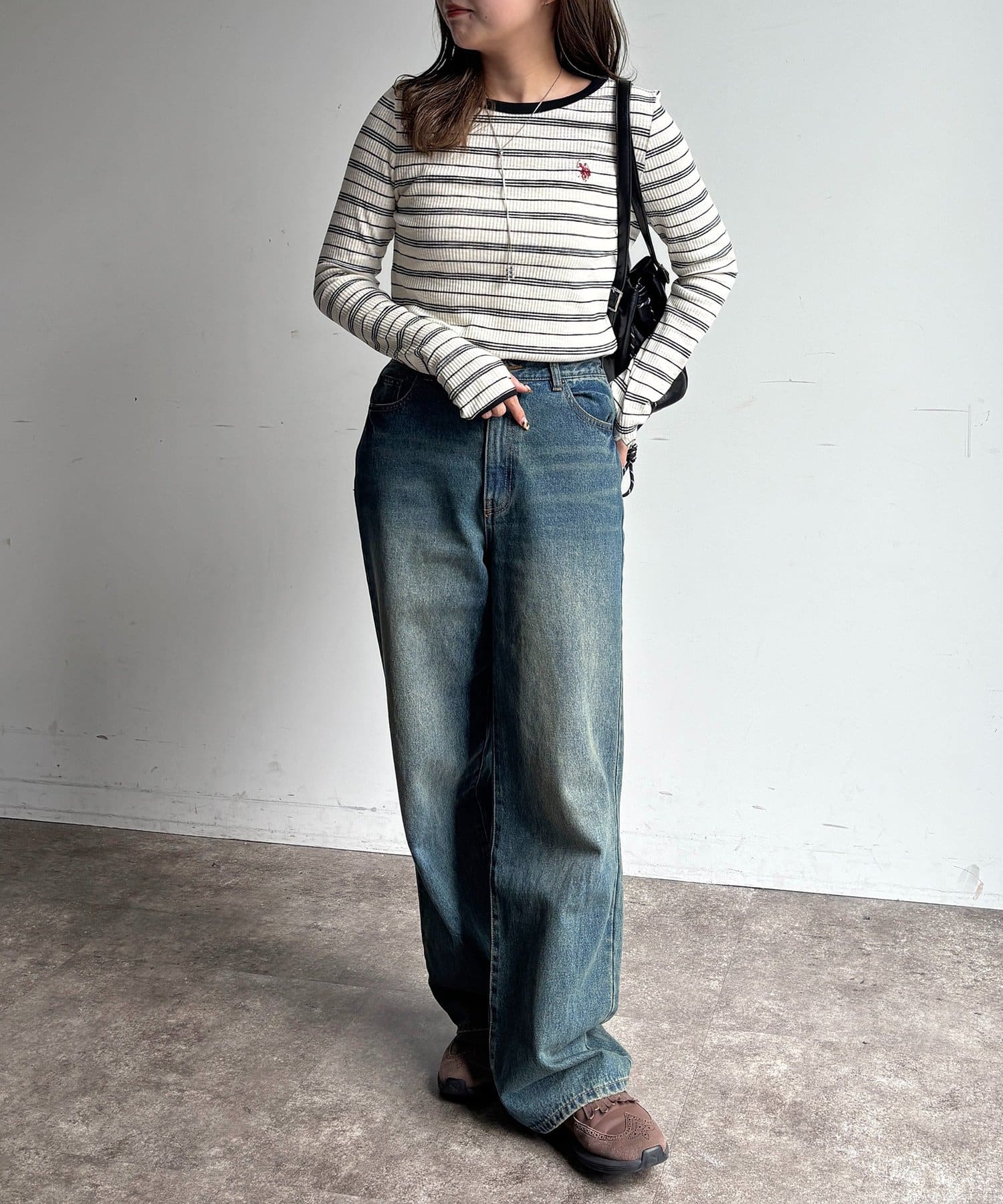 CPCM(シーピーシーエム) 【U.S. POLO ASSN.】クルーネックロンT