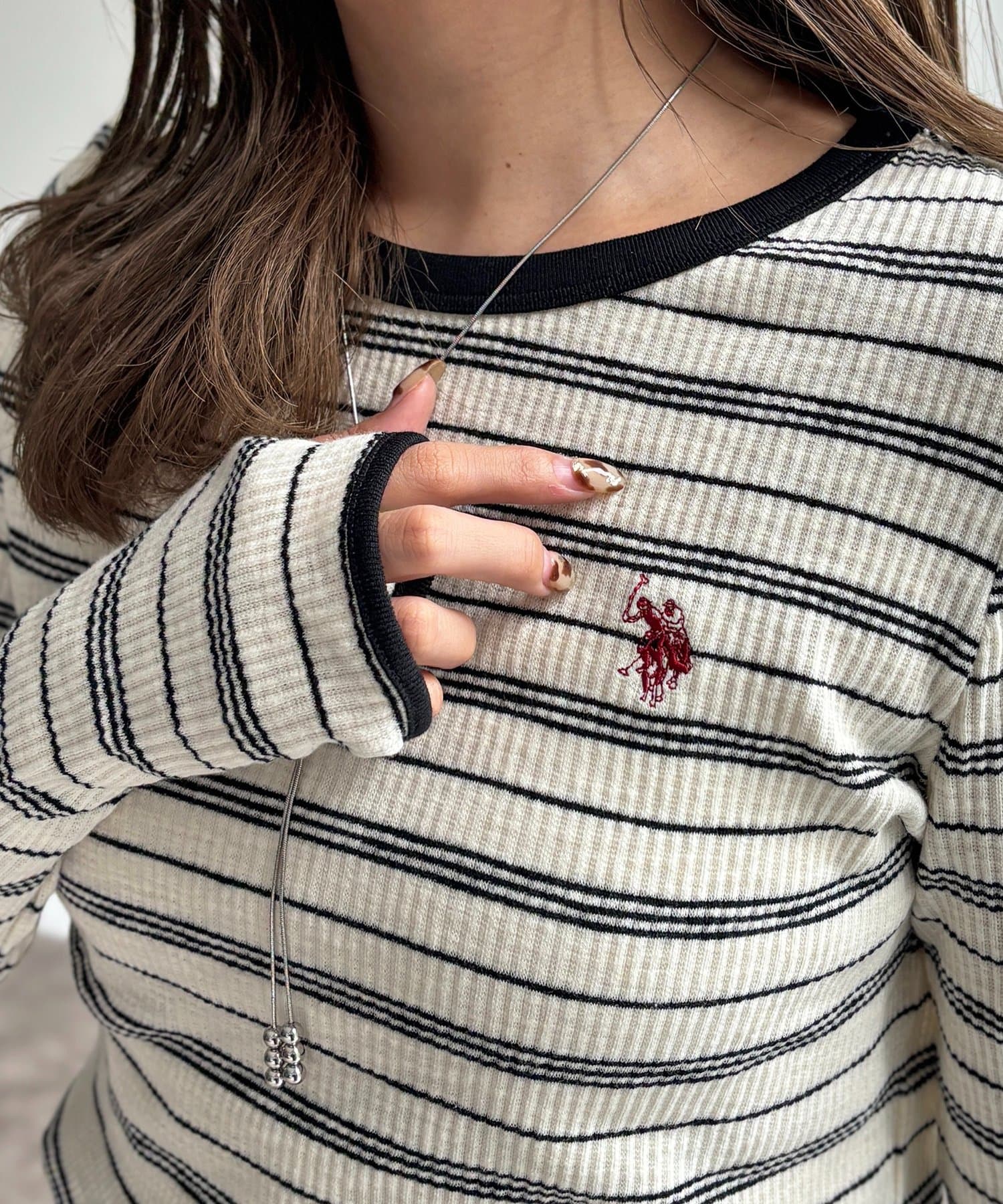 CPCM(シーピーシーエム) 【U.S. POLO ASSN.】クルーネックロンT