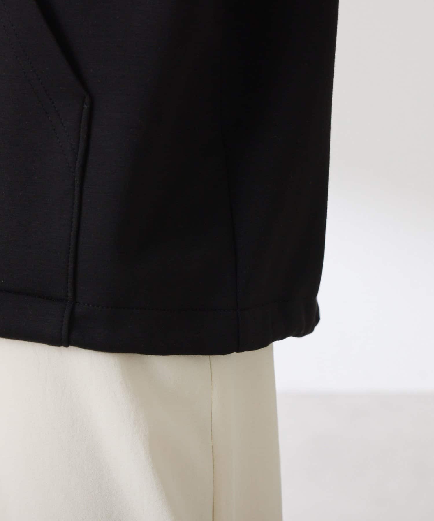 COLLAGE GALLARDAGALANTE(コラージュ ガリャルダガランテ) 【丈を変えられる/きれいめ】ポンチダブルジップパーカー/セットアップ