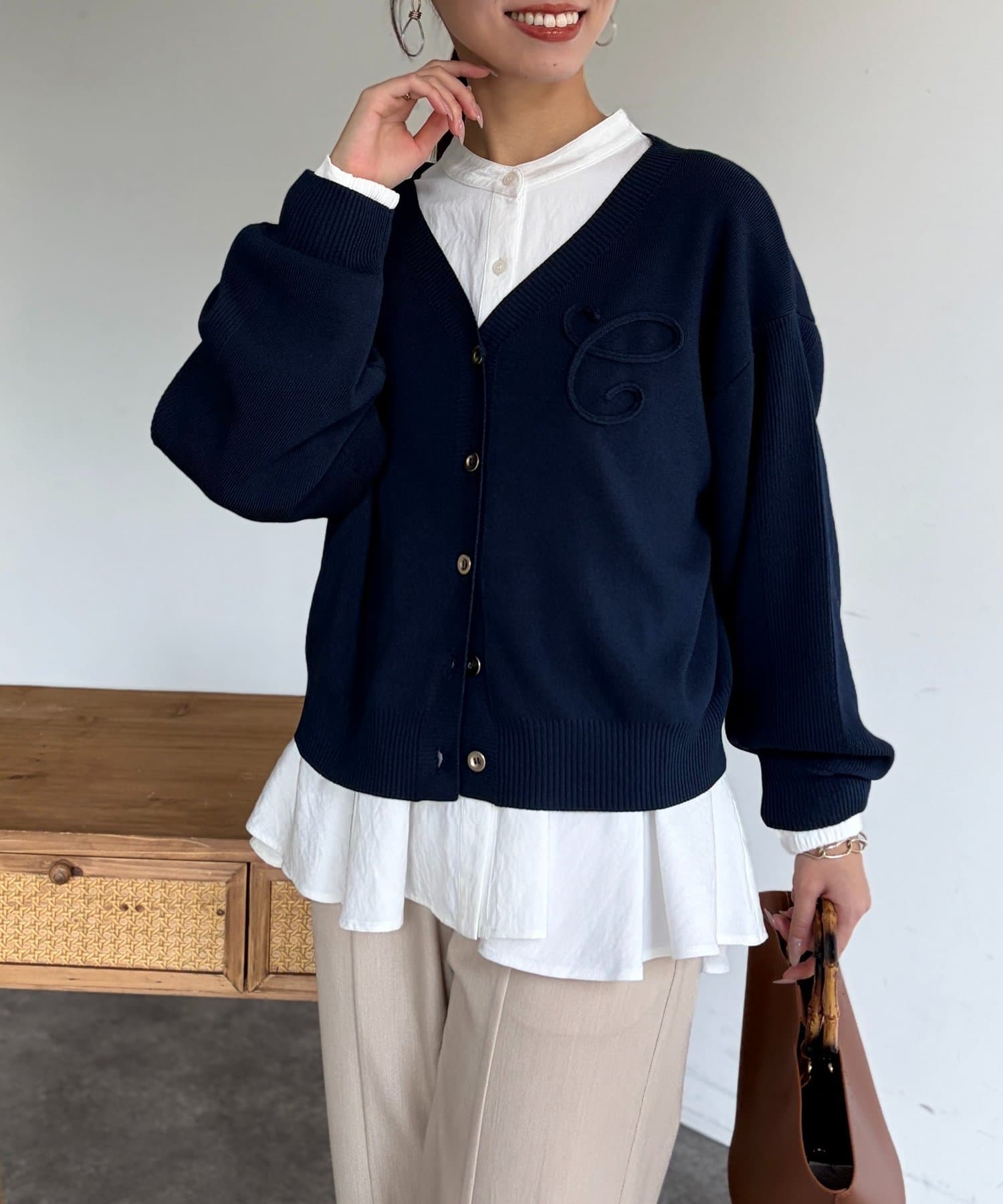 Chez toi(シェトワ) ボレロニットカーディガン