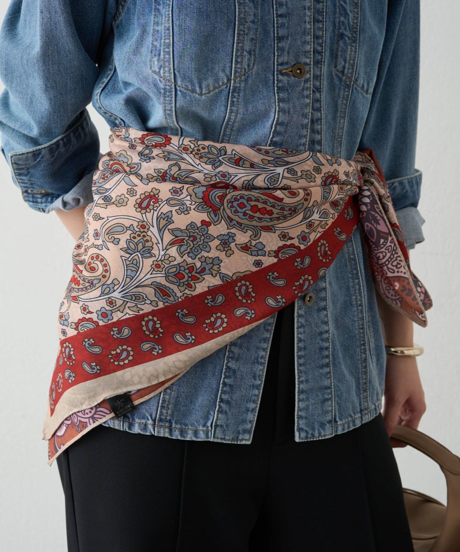 LOUNGEDRESS(ラウンジドレス) 【GALENA/ガレナ】リバーシブルペイズリースカーフ