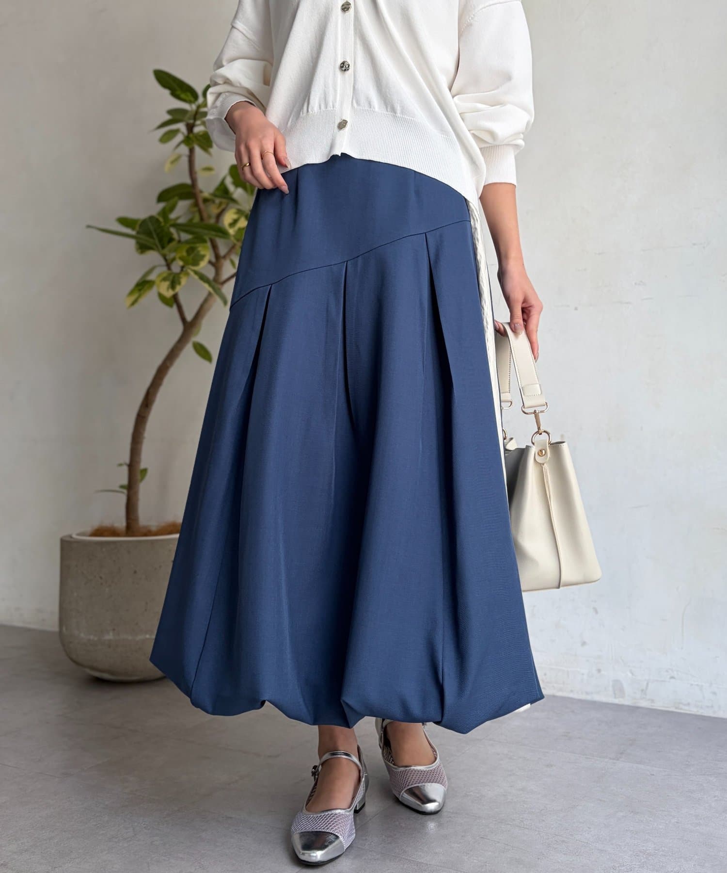 Chez toi(シェトワ) サイドラインバルーンスカート