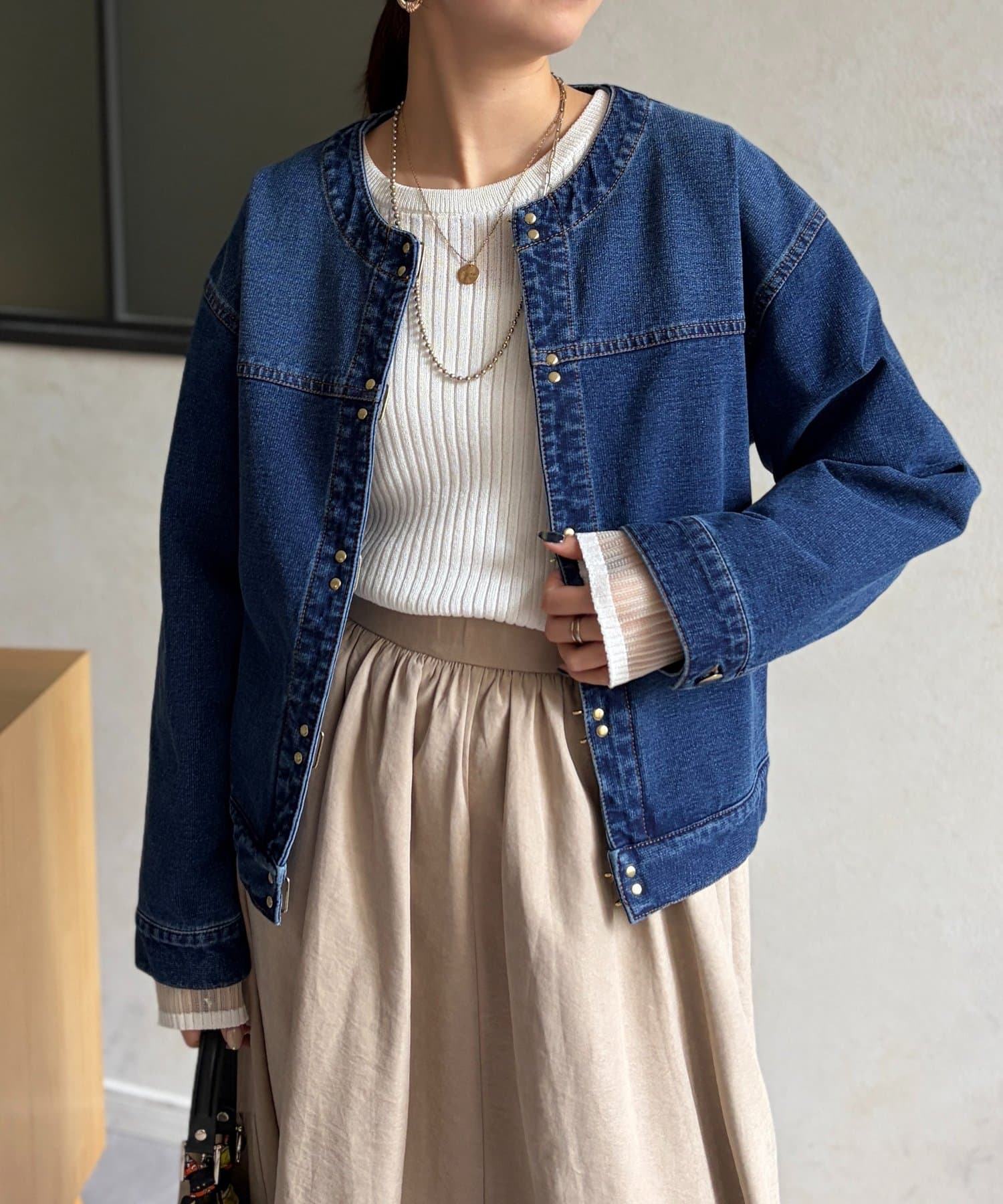 Chez toi(シェトワ) GLDフックノーカラーGジャン