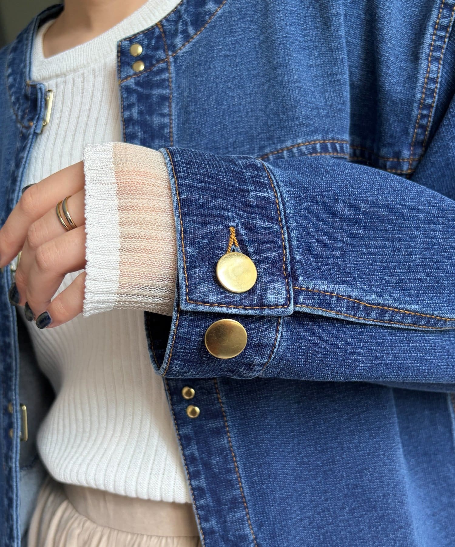 Chez toi(シェトワ) GLDフックノーカラーGジャン