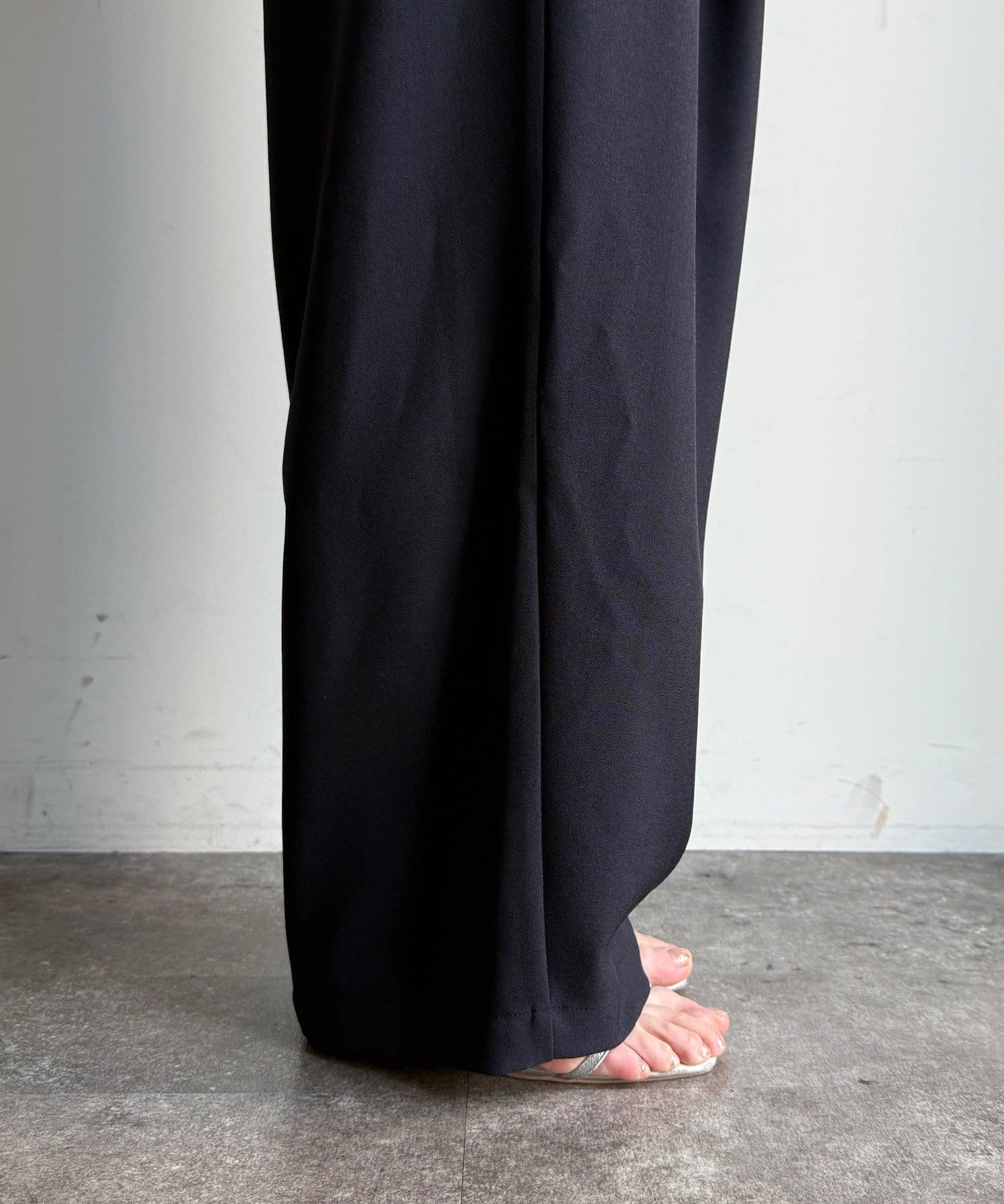 DOUDOU(ドゥドゥ) 【WEB限定】2WAYシャークスキンイージーパンツ