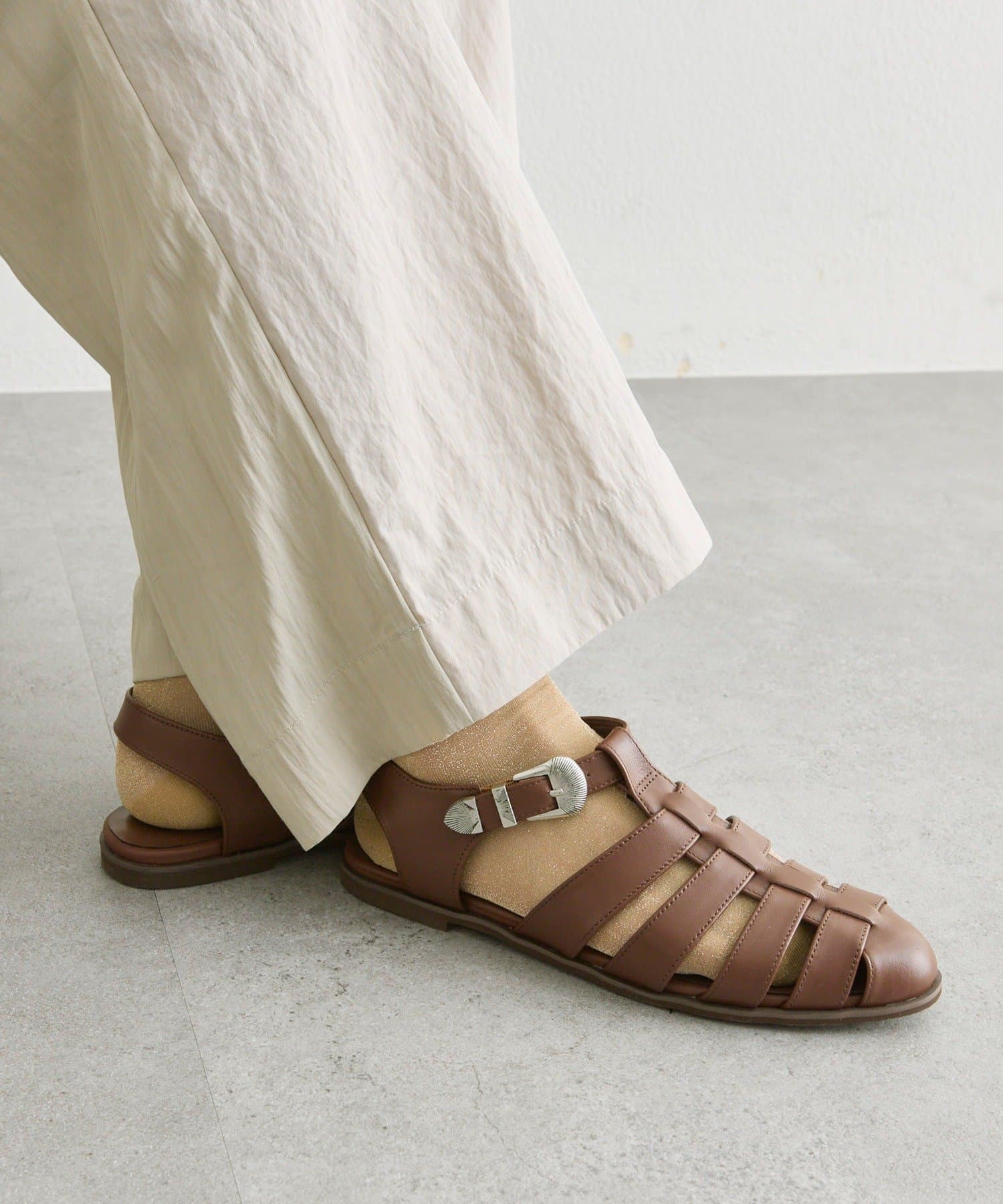 ear PAPILLONNER(イア パピヨネ) 《牛革/S・M・Lの3サイズ展開》グルカサンダル【SUM1 STYLE(スミスタイル)】