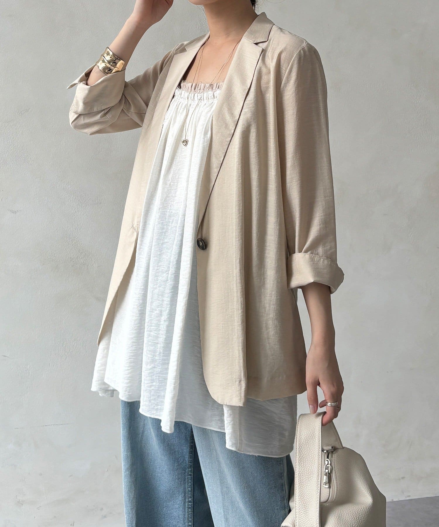 DOUDOU(ドゥドゥ) 【WEB限定】シアースラブジャケット