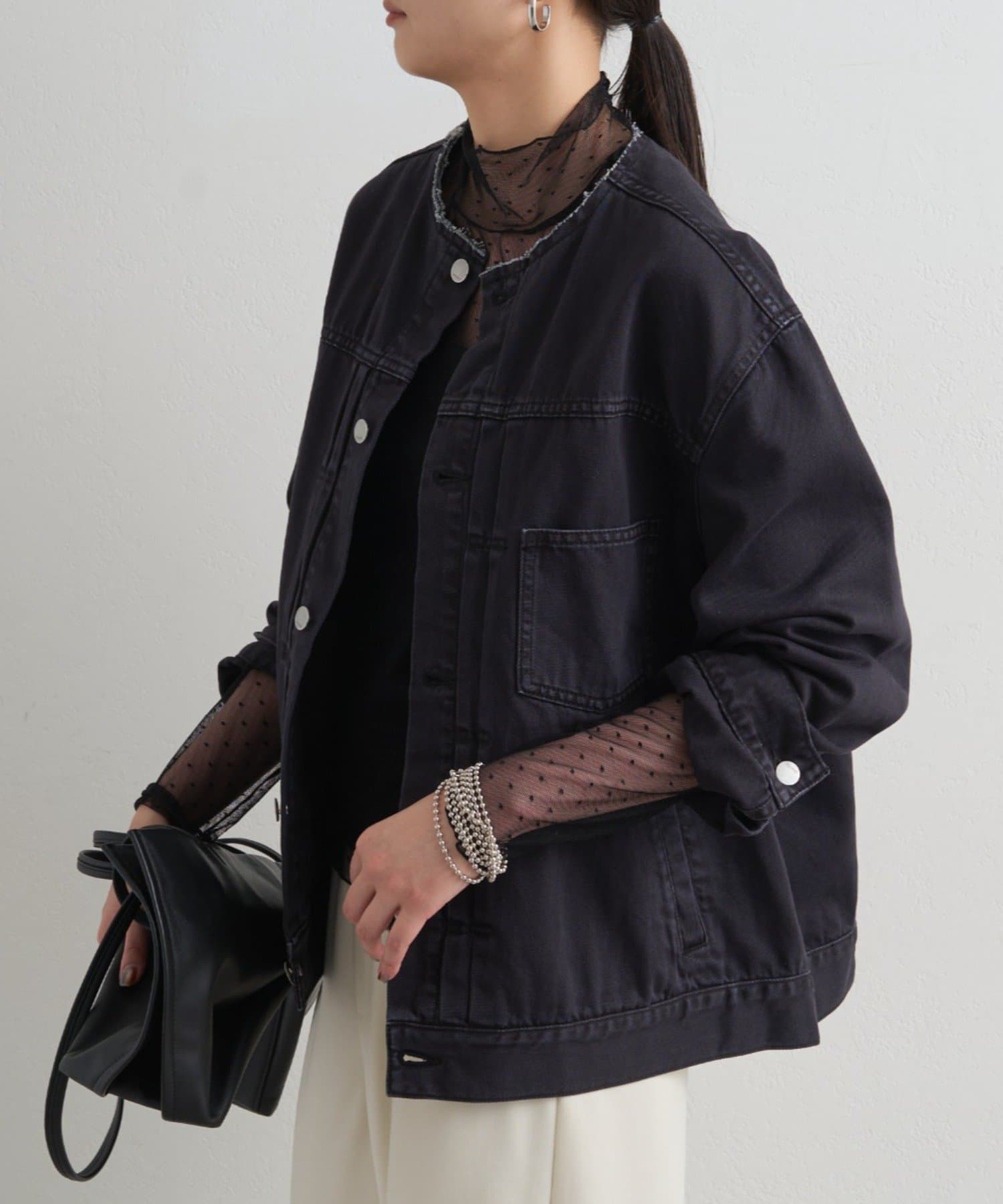 LOUNGEDRESS(ラウンジドレス) 【ainode/アイノデ】ノーカラーGジャン