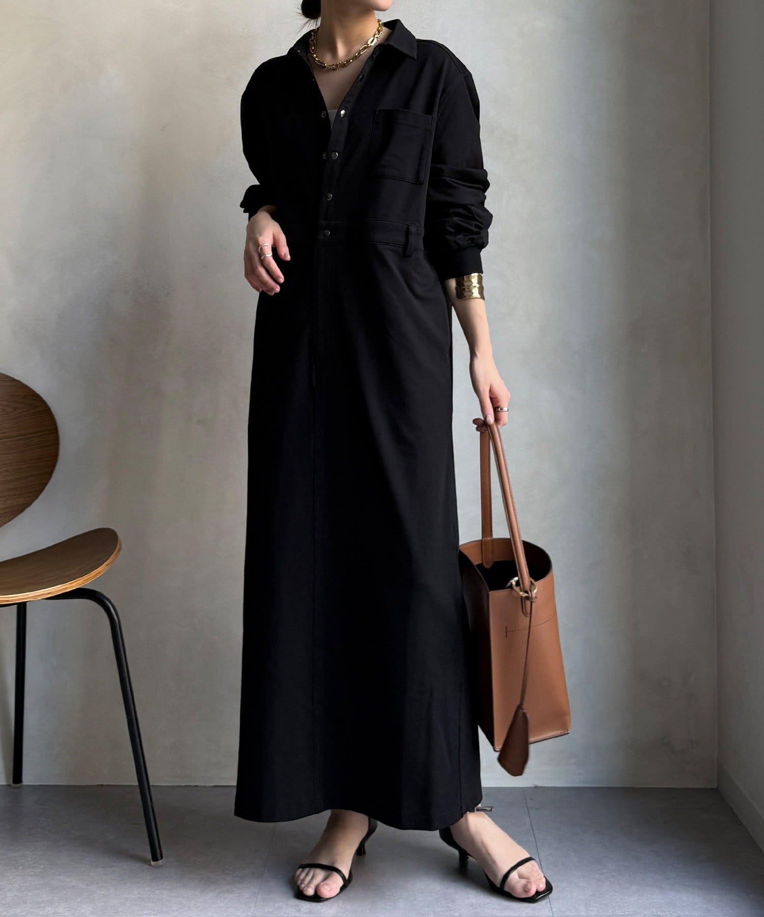 DOUDOU(ドゥドゥ) スウエットワンピース