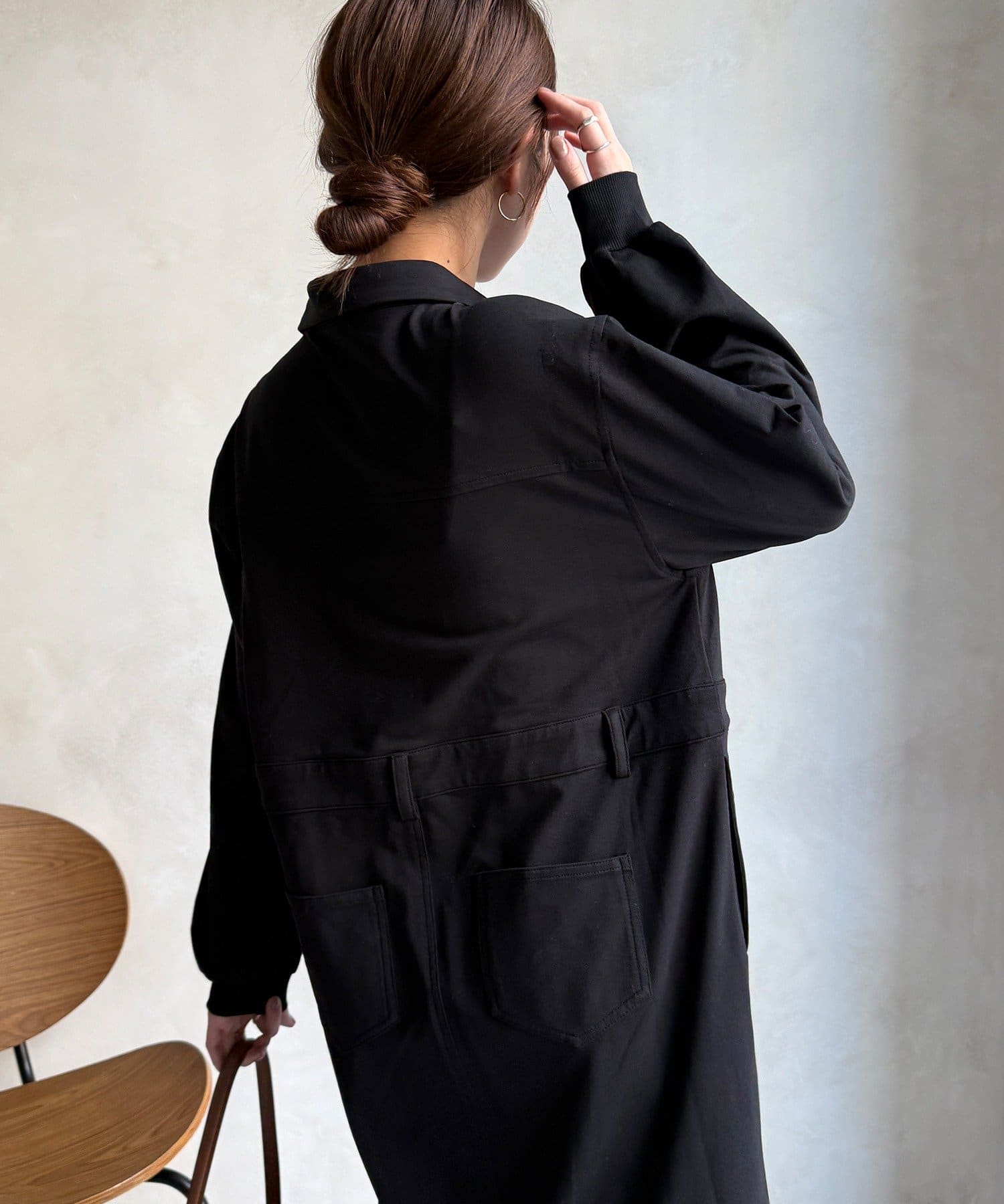 DOUDOU(ドゥドゥ) スウエットワンピース