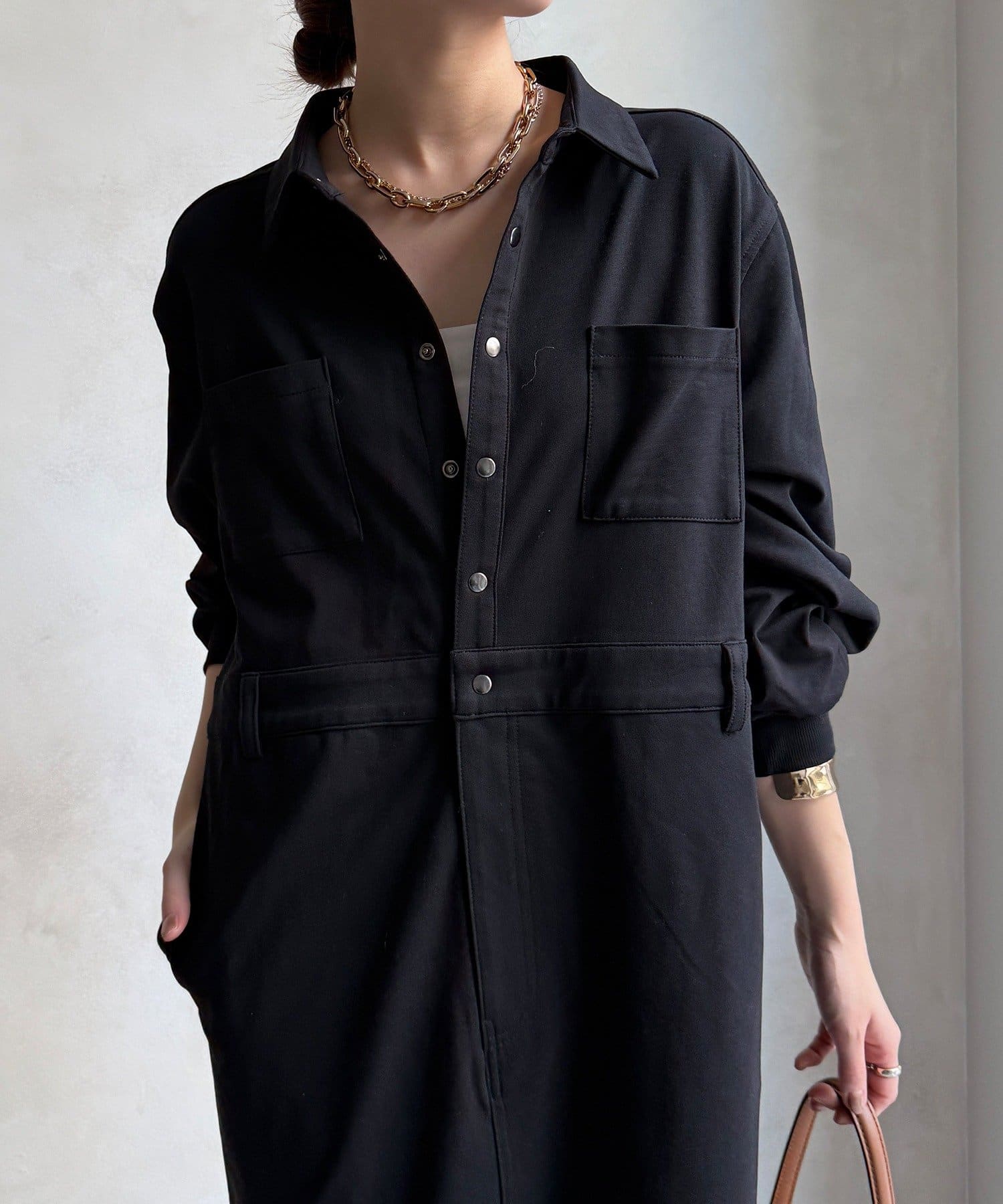 DOUDOU(ドゥドゥ) スウエットワンピース