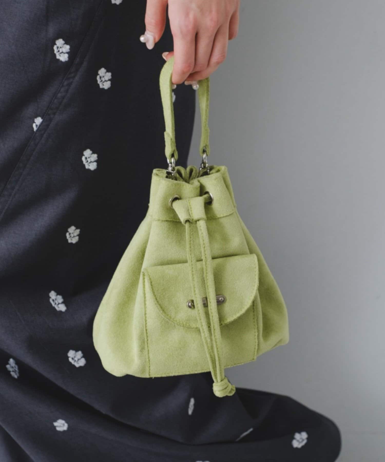 Kastane(カスタネ) 【2.7(土)11:00〜2.8(日)ポイントUP開催/2026SSカタログ/4色展開】スエードミニバッグ