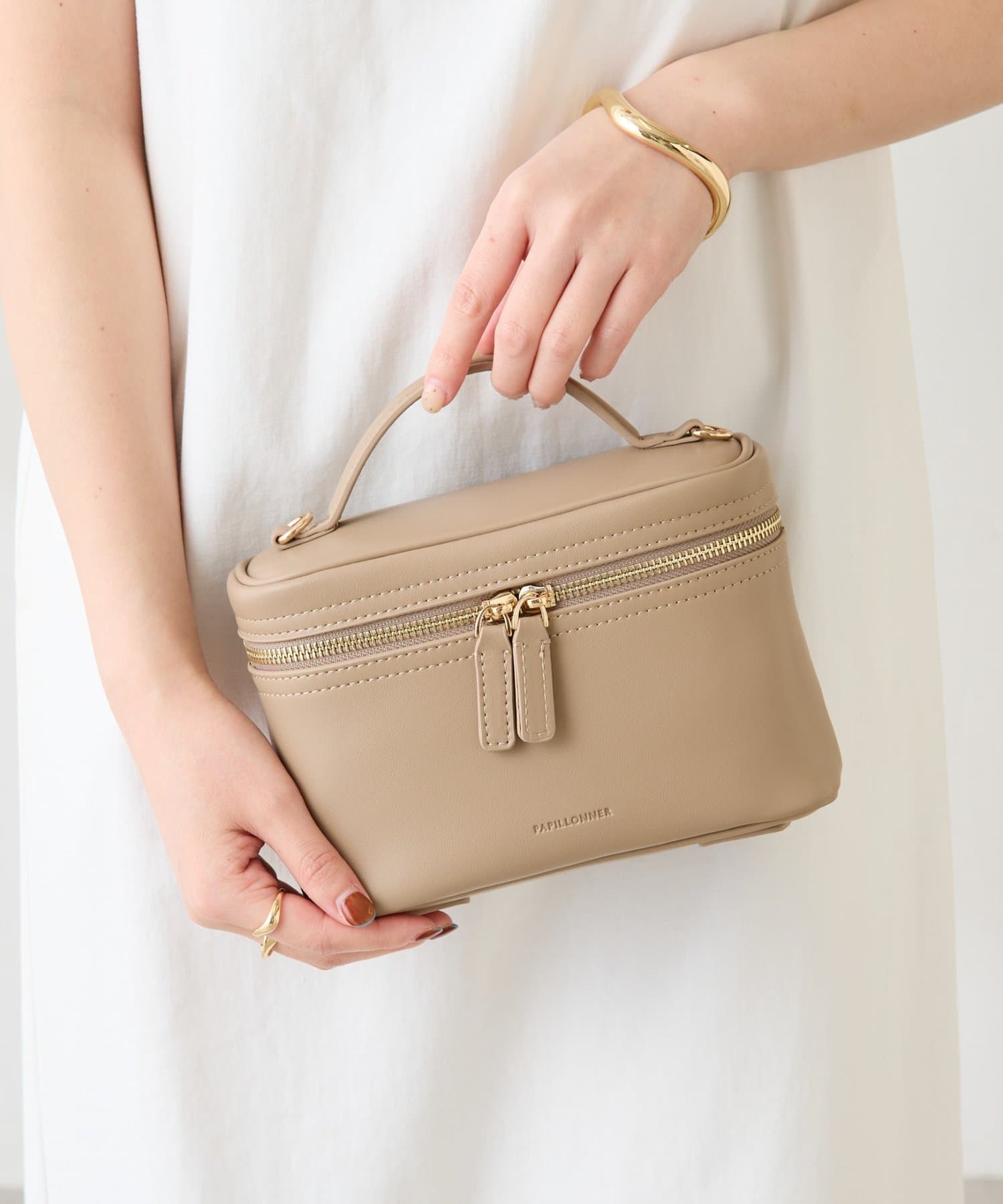 COLLAGE GALLARDAGALANTE(コラージュ ガリャルダガランテ) 【PAPILLONNER/パピヨネ】ミラー付きミニバニティーバッグ/セレモニー