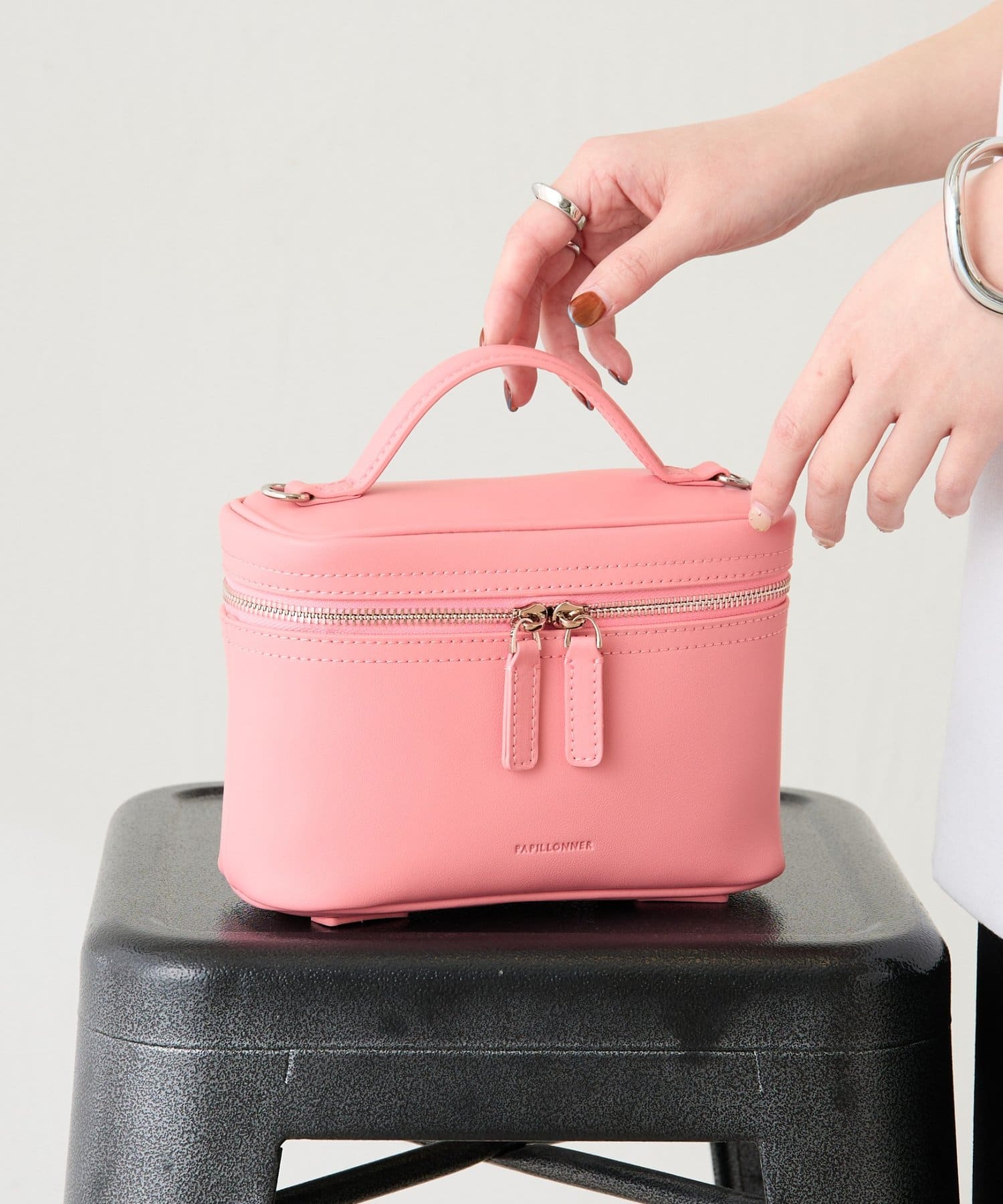 COLLAGE GALLARDAGALANTE(コラージュ ガリャルダガランテ) 【PAPILLONNER/パピヨネ】ミラー付きミニバニティーバッグ/セレモニー