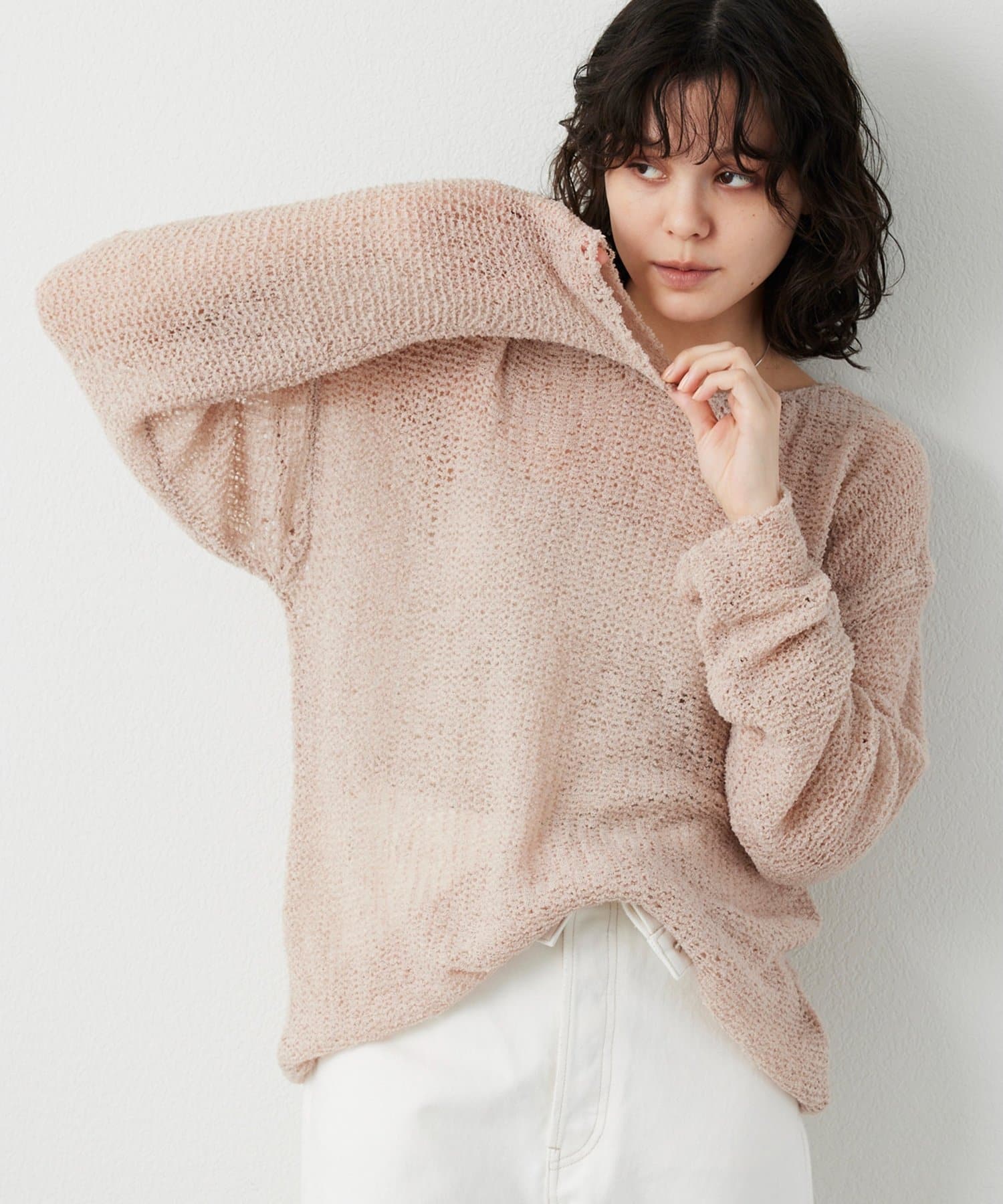 Whim Gazette(ウィム ガゼット) 【THE PAUSE】メッシュプルオーバー