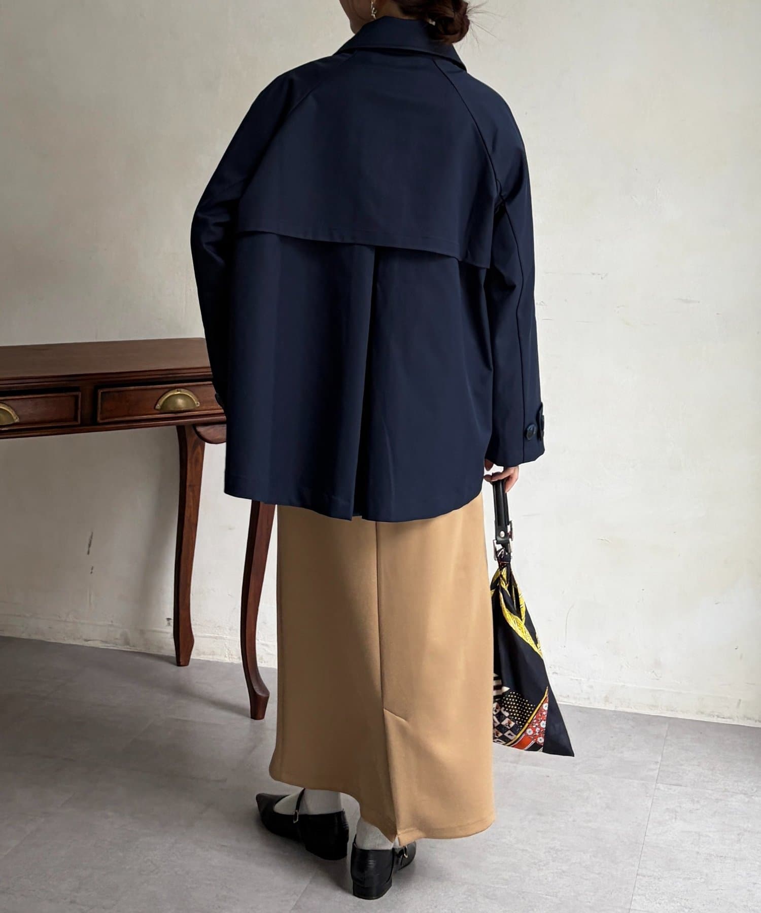 Chez toi(シェトワ) バックフレアコート