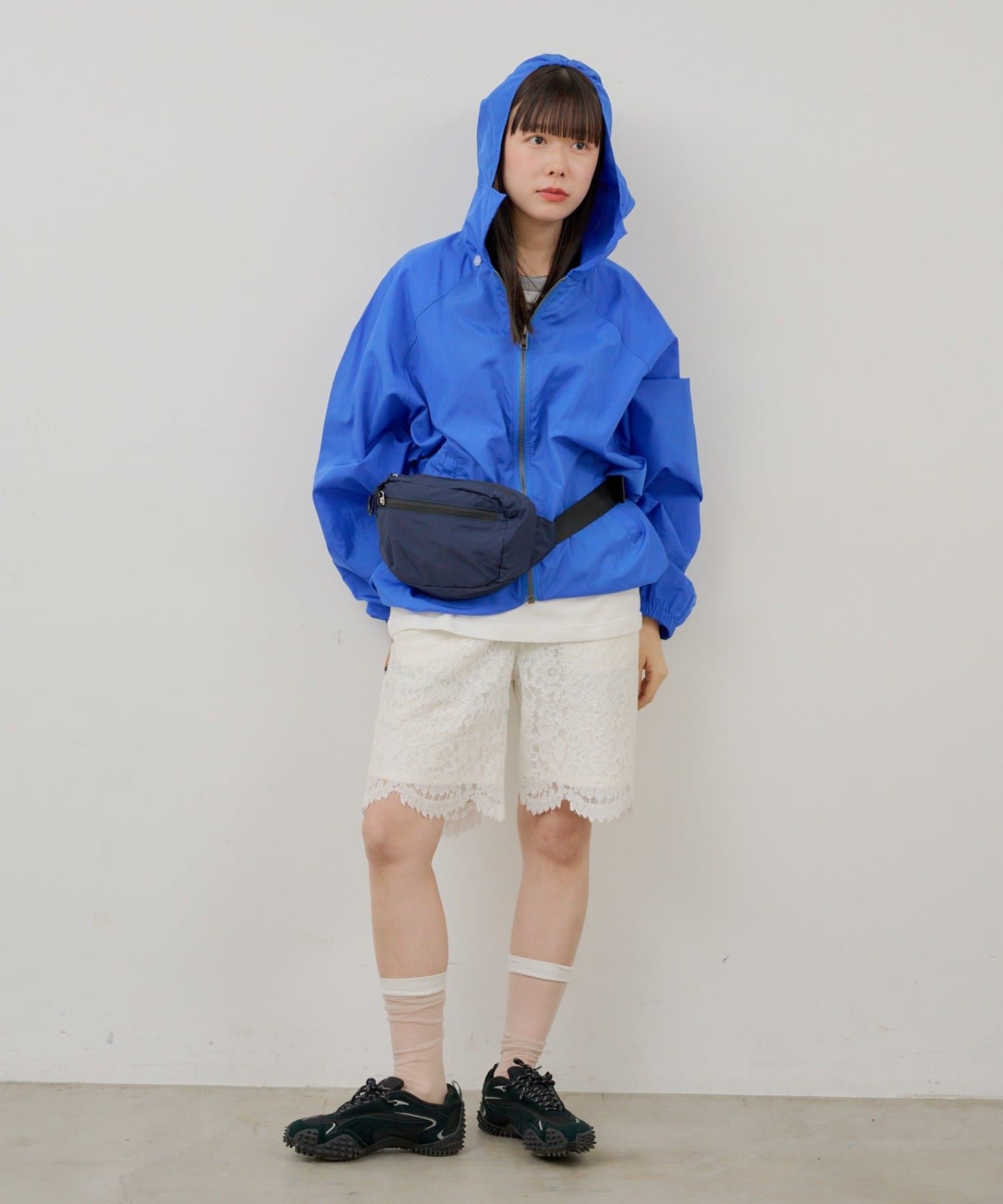 Kastane(カスタネ) 【WHIMSIC】ナイロンジップフーディー