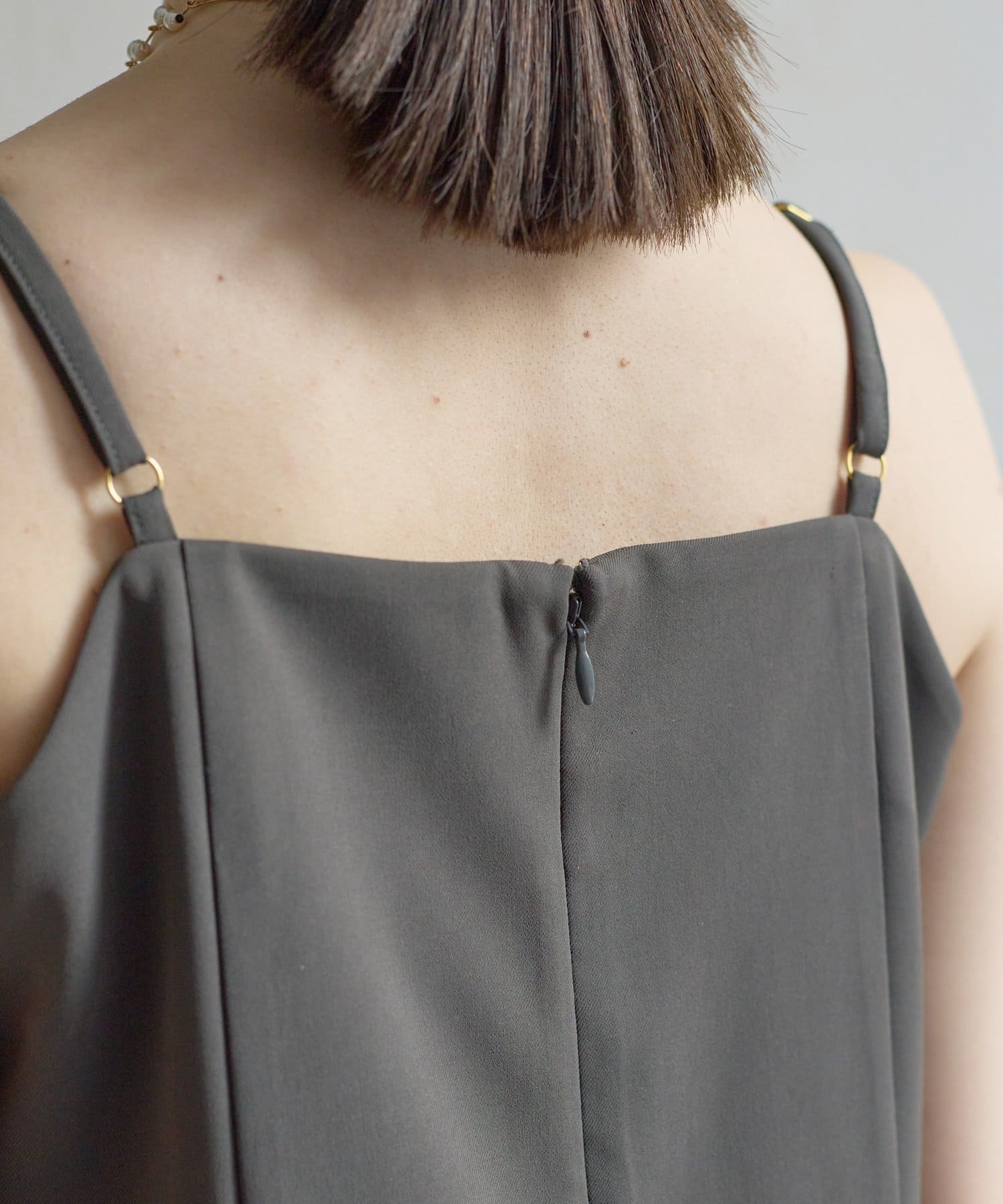 Thevon.(ゼヴォン) チュールフリルボレロ×ナローキャミワンピース