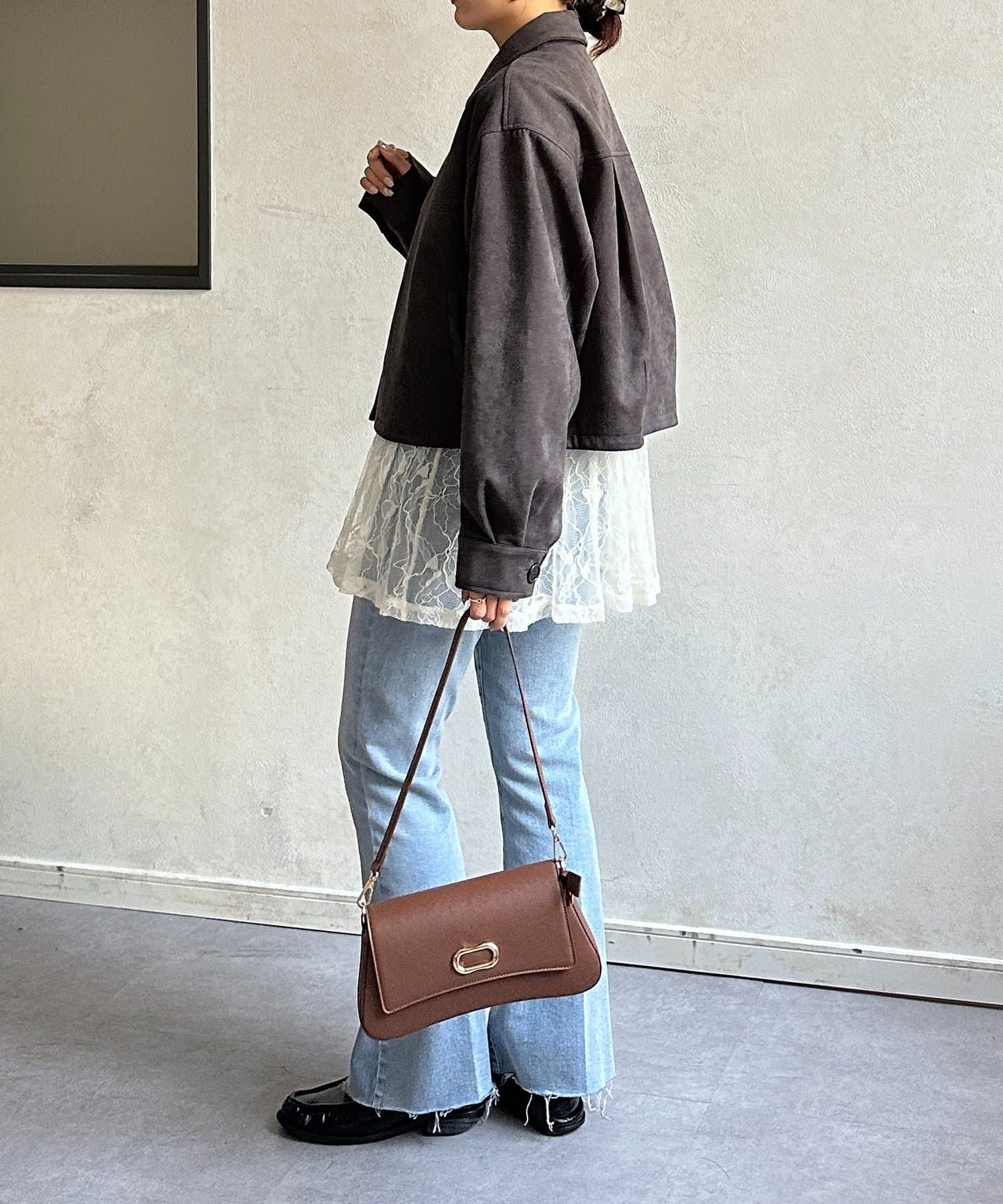 Thevon.(ゼヴォン) Fスエードショートブルゾン