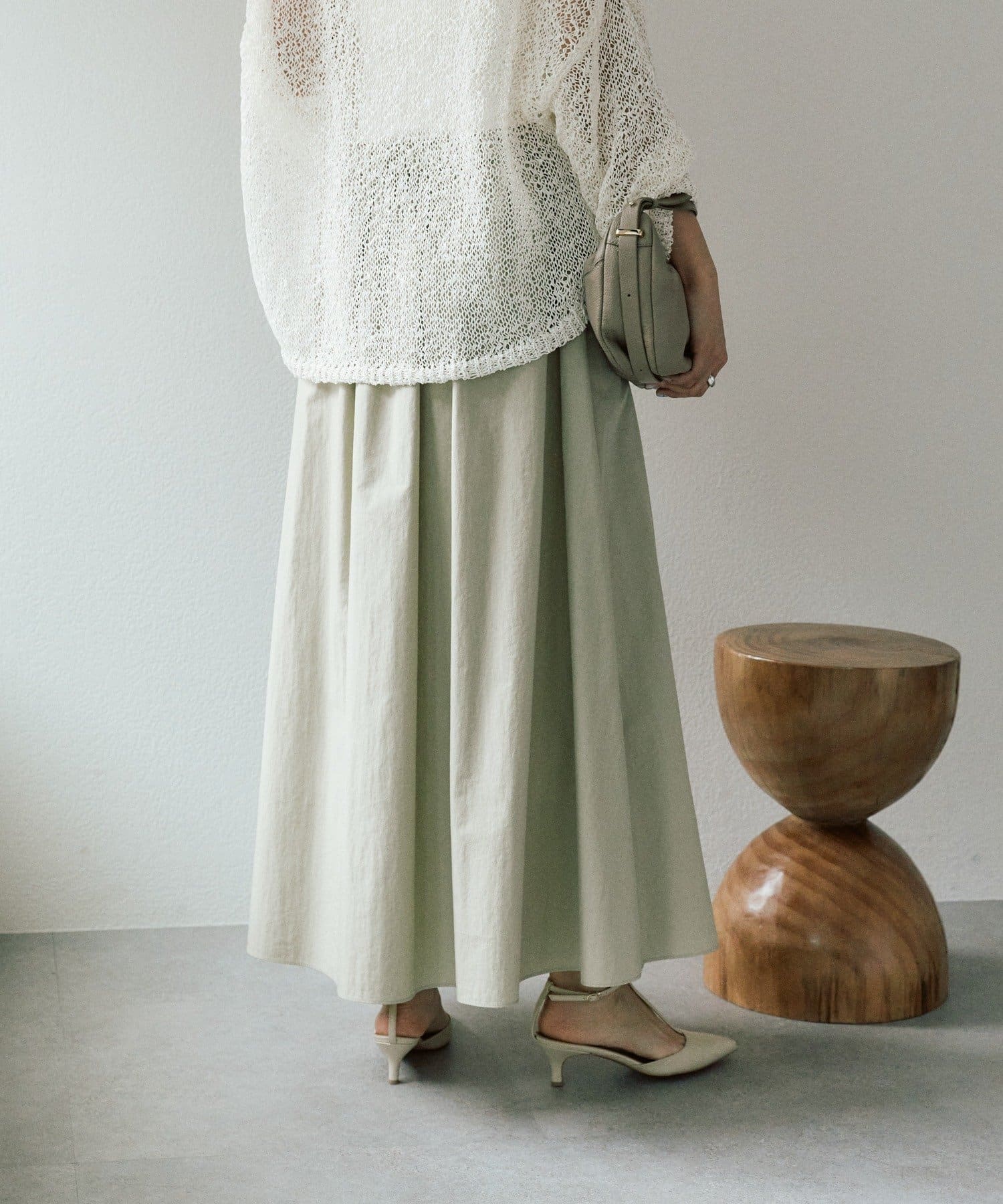 RIVE DROITE(リヴドロワ) 予約【セットアップ対応可】フォルムギャザースカート