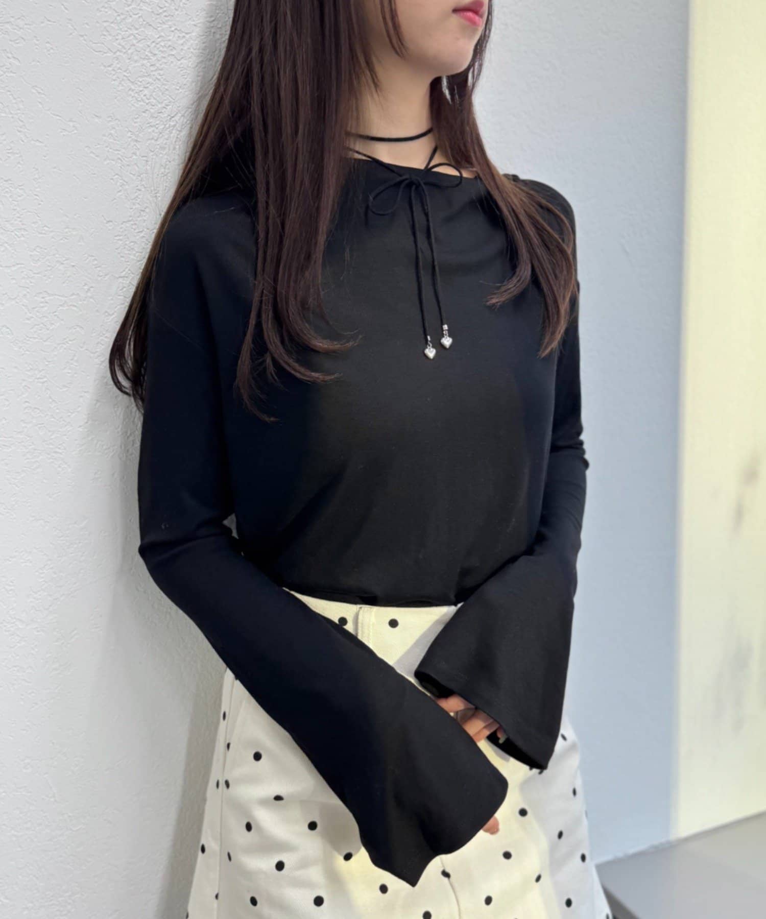 w closet(ダブルクローゼット) ワンショルカットソー